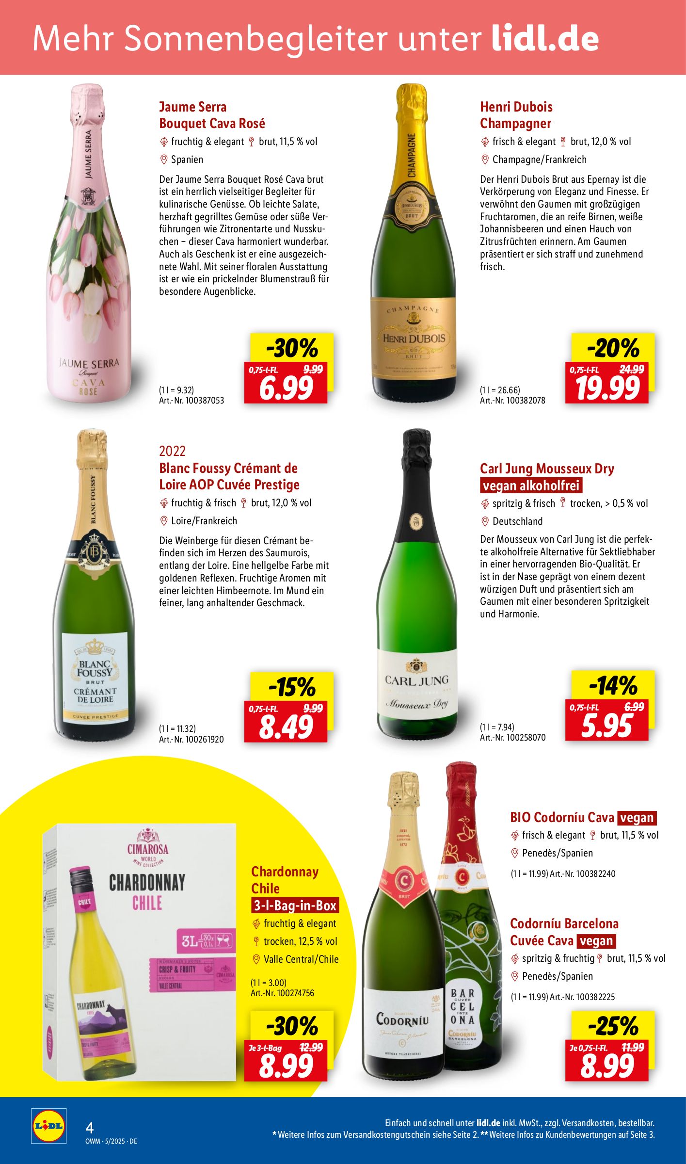 lidl - Lidl - Unsere Monats-Highlights-Prospekt gültig von 01.05. bis 31.05. - page: 4