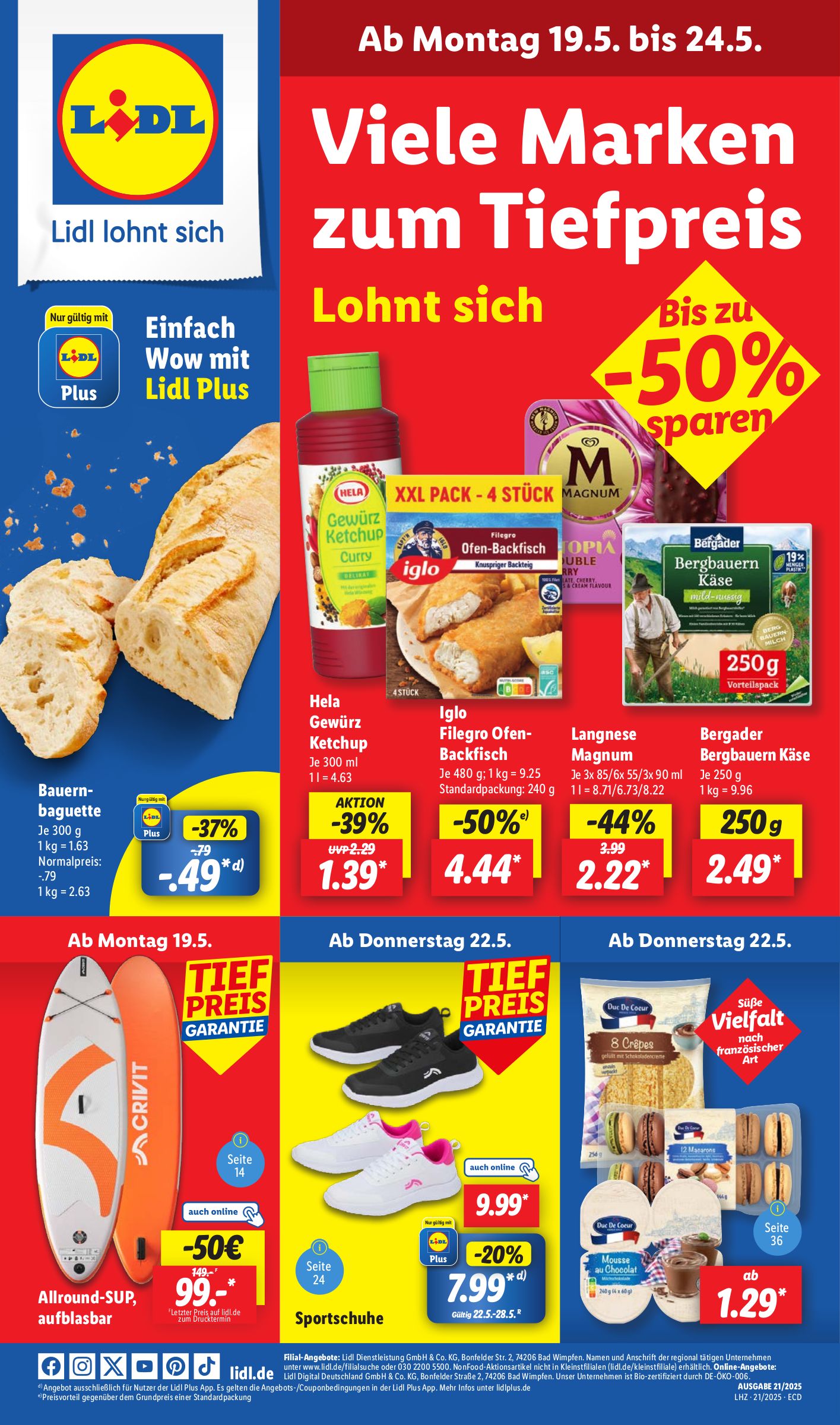 lidl - Lidl-Prospekt gültig von 19.05. bis 24.05.