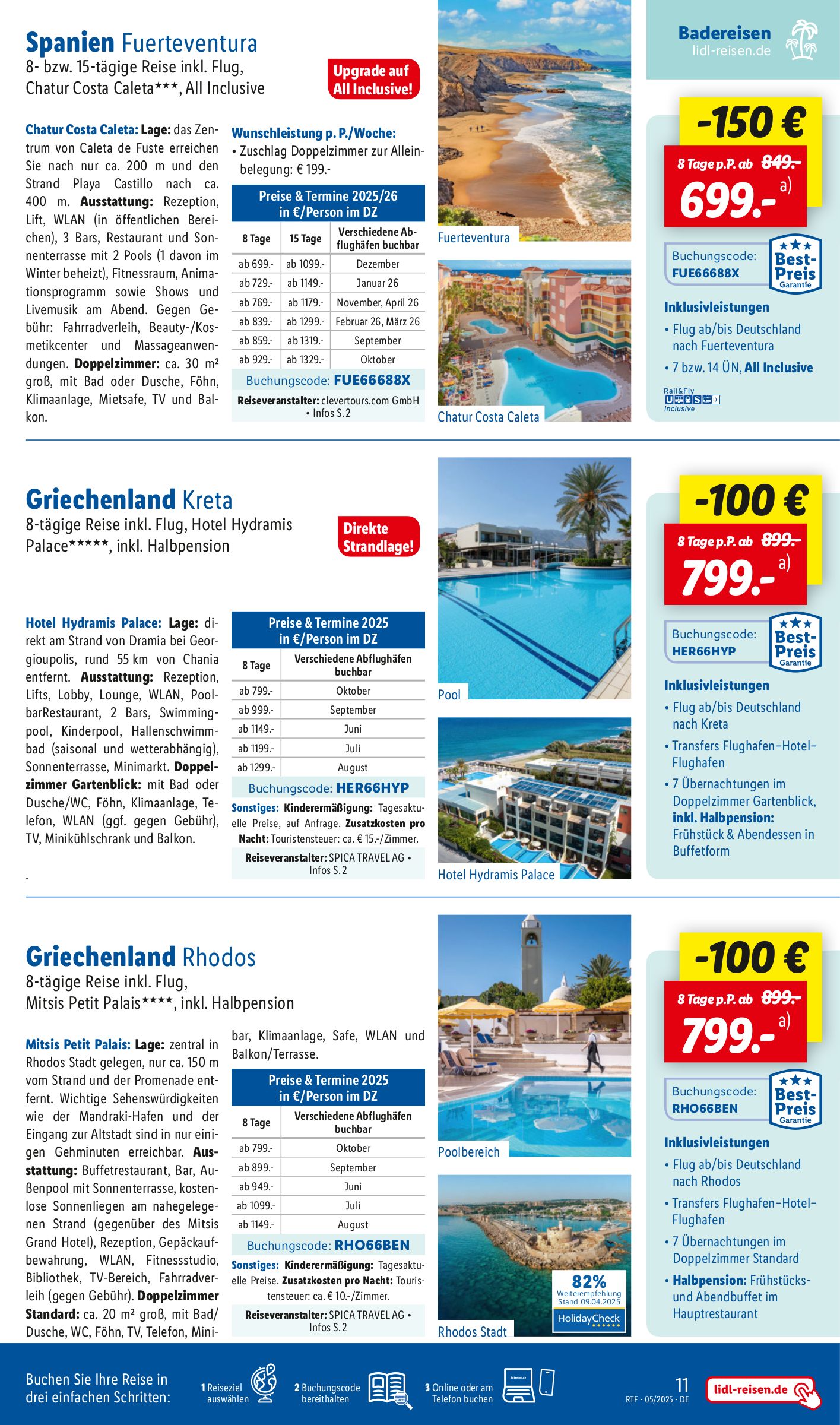 lidl - Lidl-reisen.de-Prospekt gültig von 14.05. bis 27.05. - page: 11