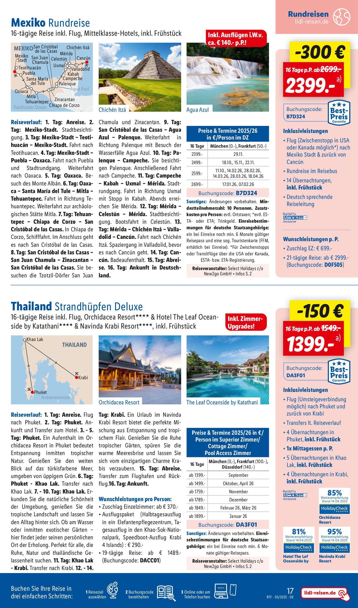 lidl - Lidl-reisen.de-Prospekt gültig von 14.05. bis 27.05. - page: 17