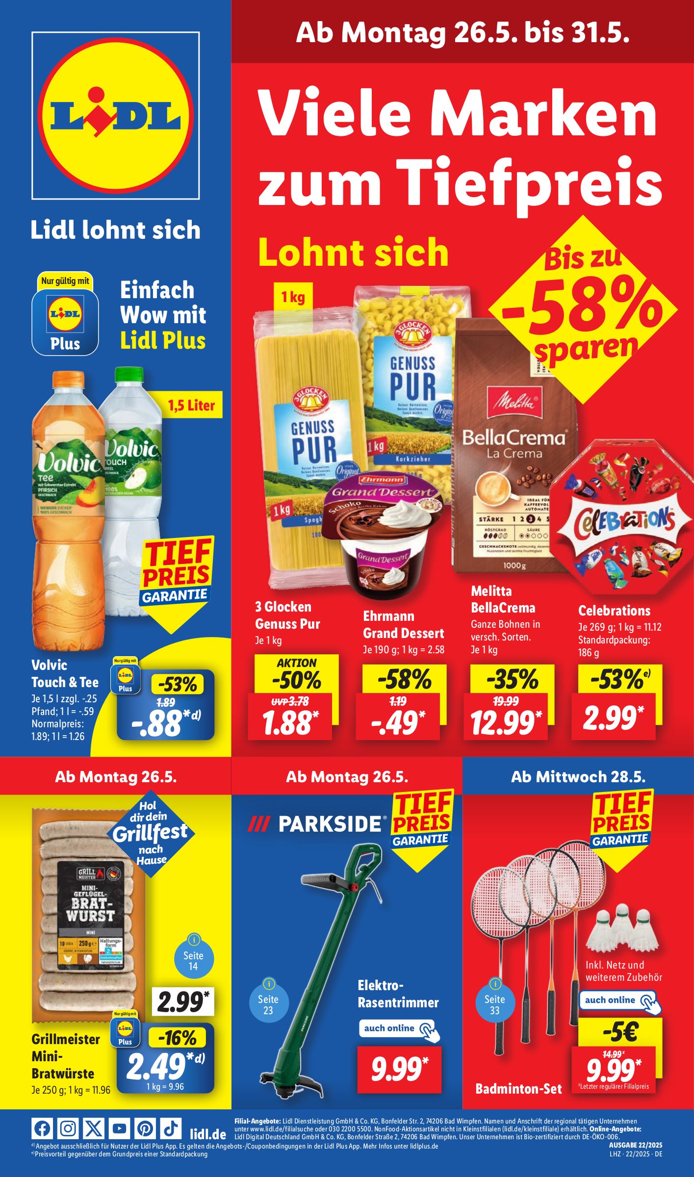 lidl - Lidl-Prospekt gültig von 26.05. bis 31.05.