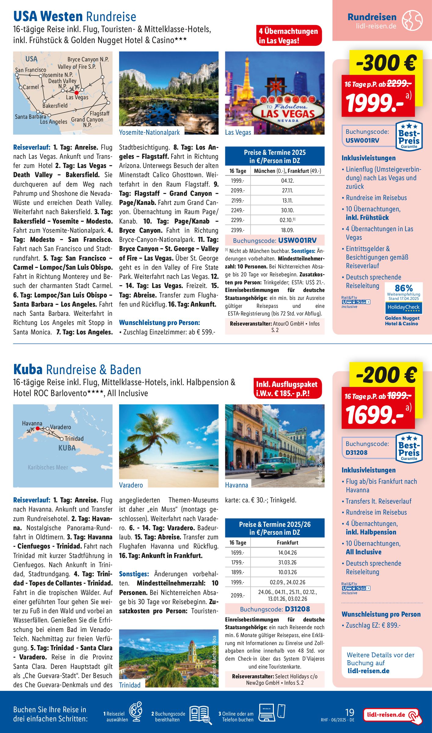lidl - Lidl-reisen.de-Prospekt gültig von 31.05. bis 30.06. - page: 19