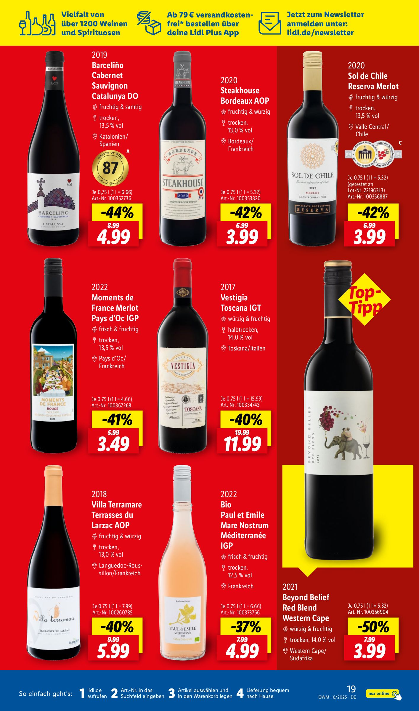 lidl - Lidl - Unsere Monats-Highlights-Prospekt gültig von 01.06. bis 30.06. - page: 19