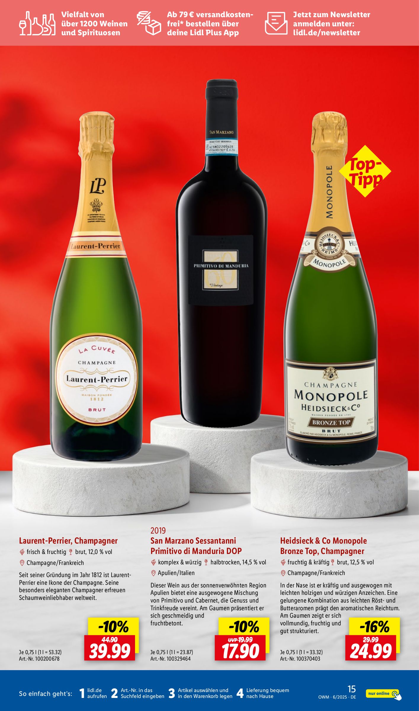 lidl - Lidl - Unsere Monats-Highlights-Prospekt gültig von 01.06. bis 30.06. - page: 15