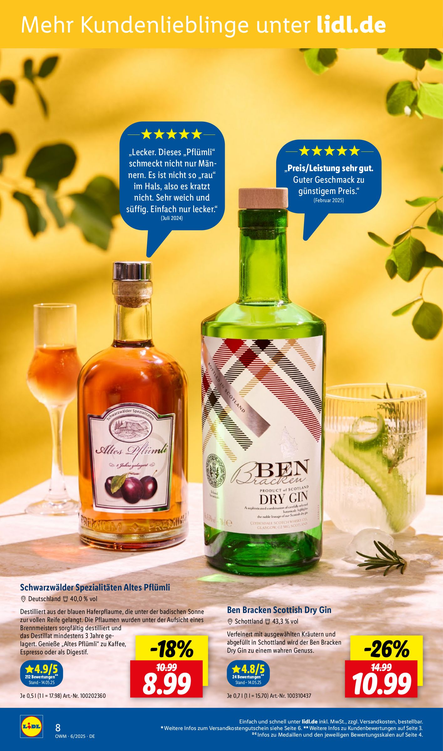 lidl - Lidl - Unsere Monats-Highlights-Prospekt gültig von 01.06. bis 30.06. - page: 8