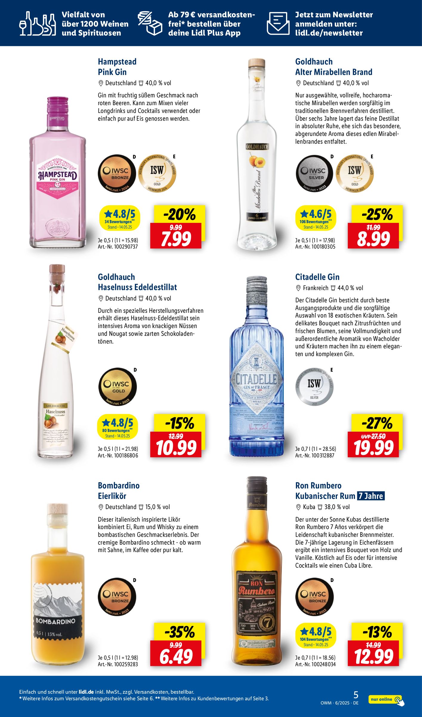 lidl - Lidl - Unsere Monats-Highlights-Prospekt gültig von 01.06. bis 30.06. - page: 5