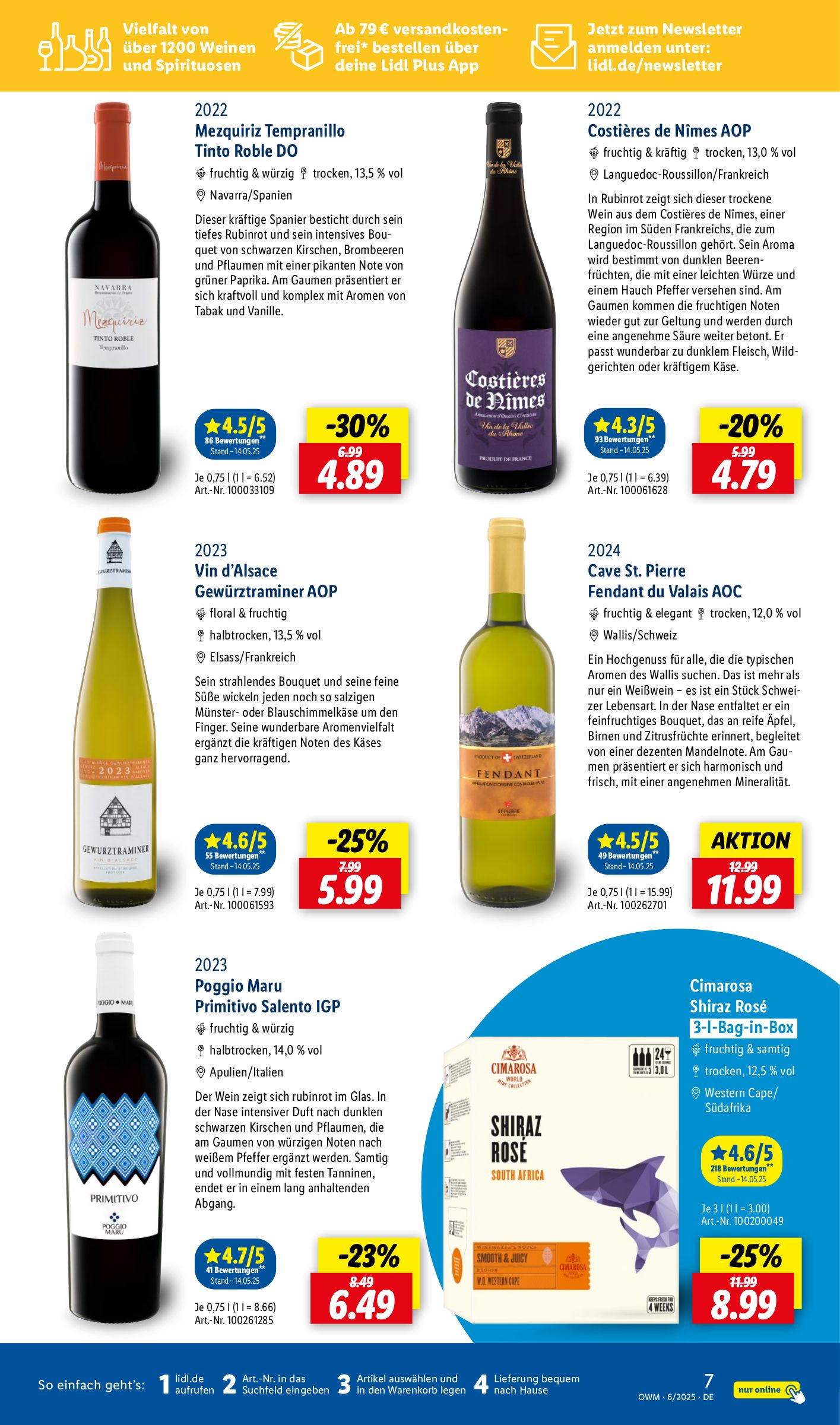 lidl - Lidl - Unsere Monats-Highlights-Prospekt gültig von 01.06. bis 30.06. - page: 7