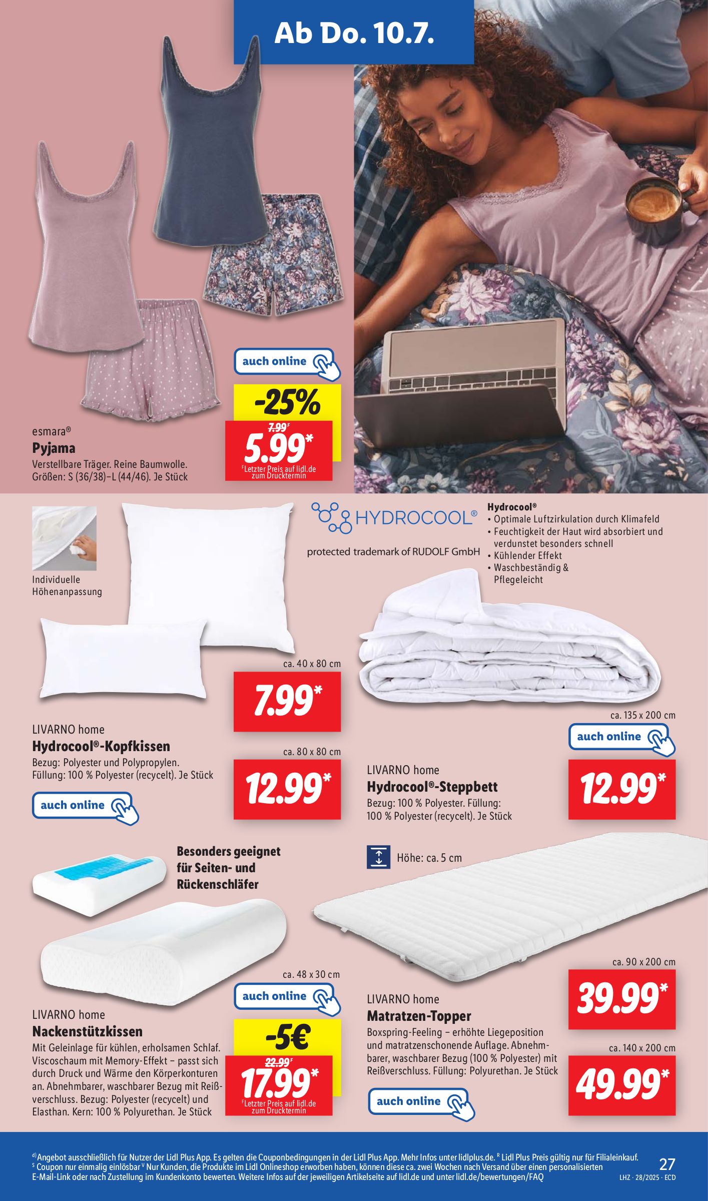 lidl - Lidl-Prospekt gültig vom 07.07. bis 12.07. - page: 39 lidl - Lidl-Prospekt gültig vom 07.07. bis 12.07. - page: 39