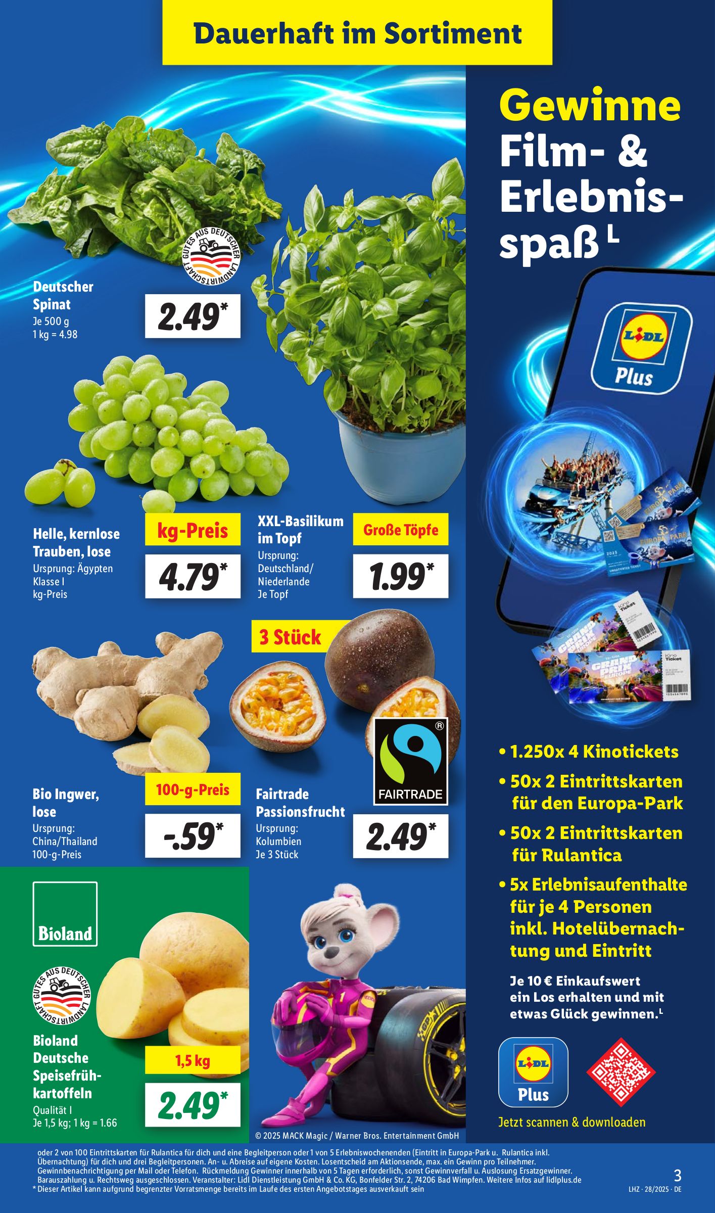 lidl - Lidl-Prospekt gültig vom 07.07. bis 12.07. - page: 3 lidl - Lidl-Prospekt gültig vom 07.07. bis 12.07. - page: 3