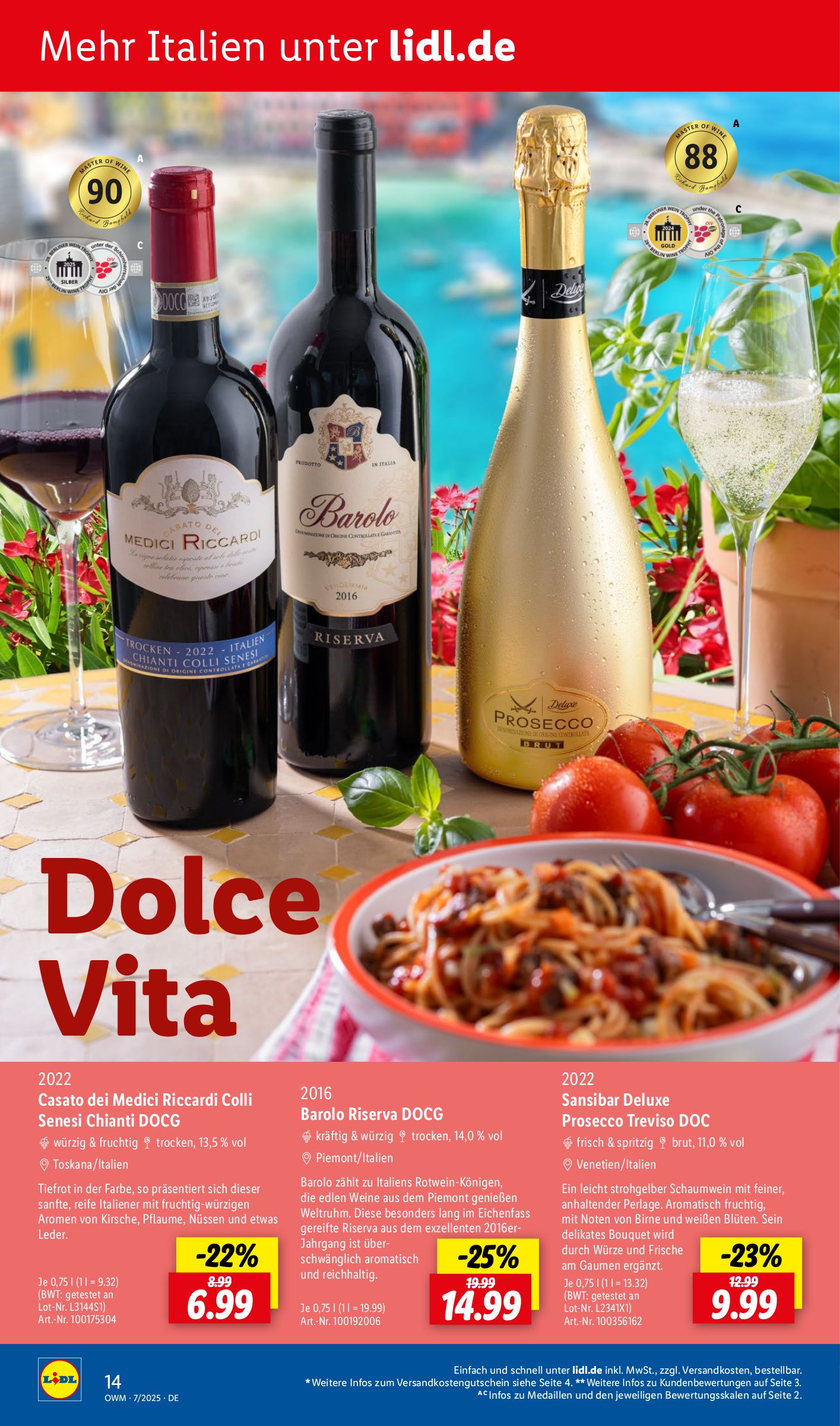 lidl - Lidl - Wein und Spirituosen-Prospekt gültig vom 01.07. bis 31.07. - page: 14