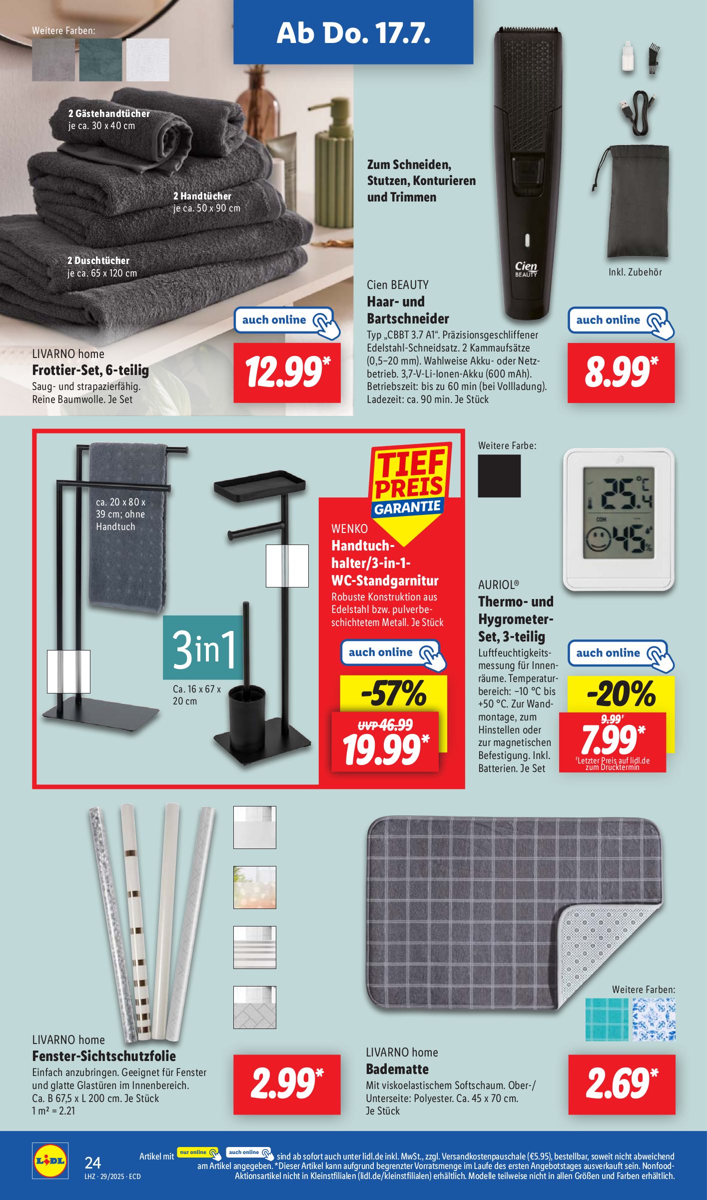 lidl - Lidl-Prospekt gültig vom 14.07. bis 19.07. - page: 34 lidl - Lidl-Prospekt gültig vom 14.07. bis 19.07. - page: 34