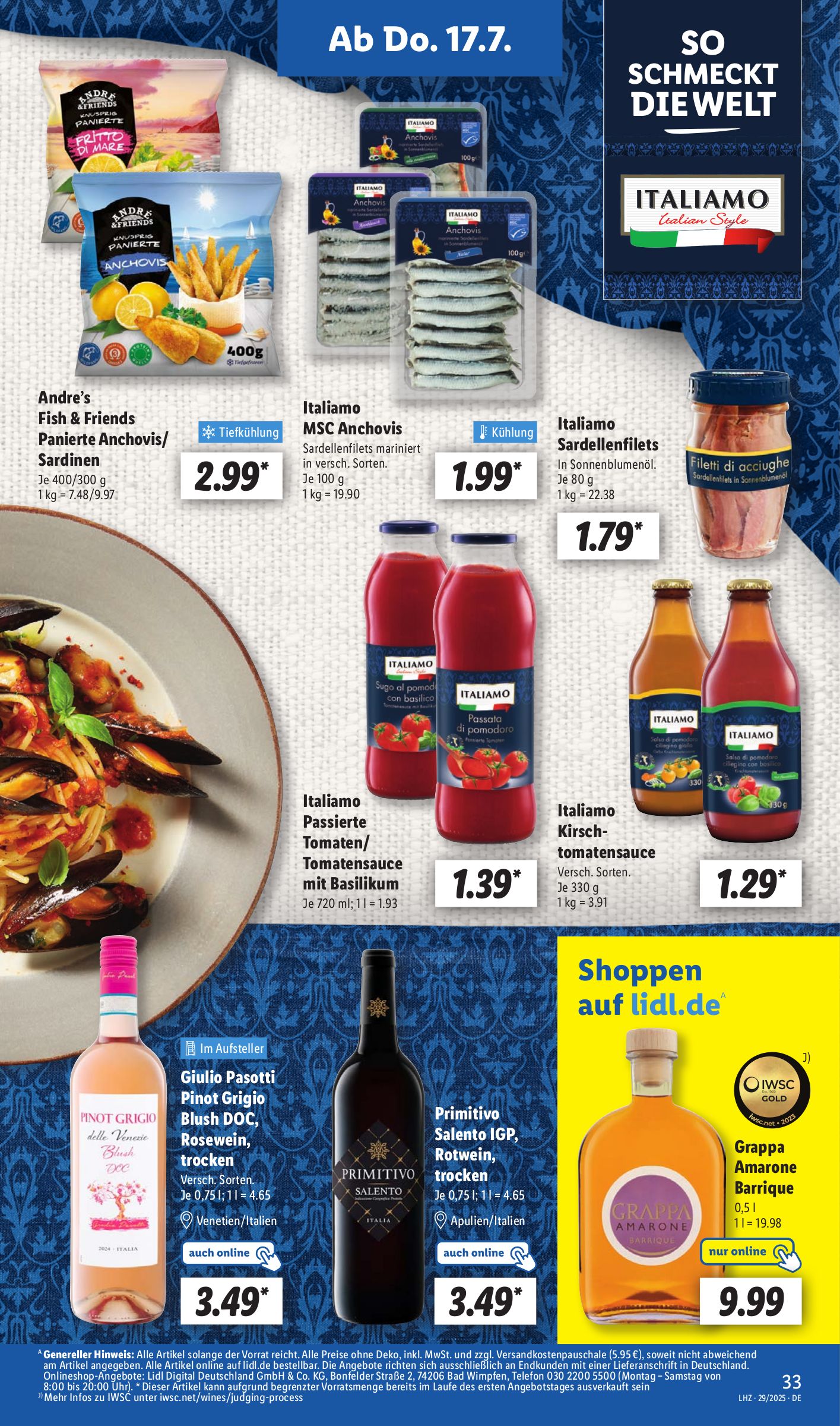 lidl - Lidl-Prospekt gültig vom 14.07. bis 19.07. - page: 47 lidl - Lidl-Prospekt gültig vom 14.07. bis 19.07. - page: 47
