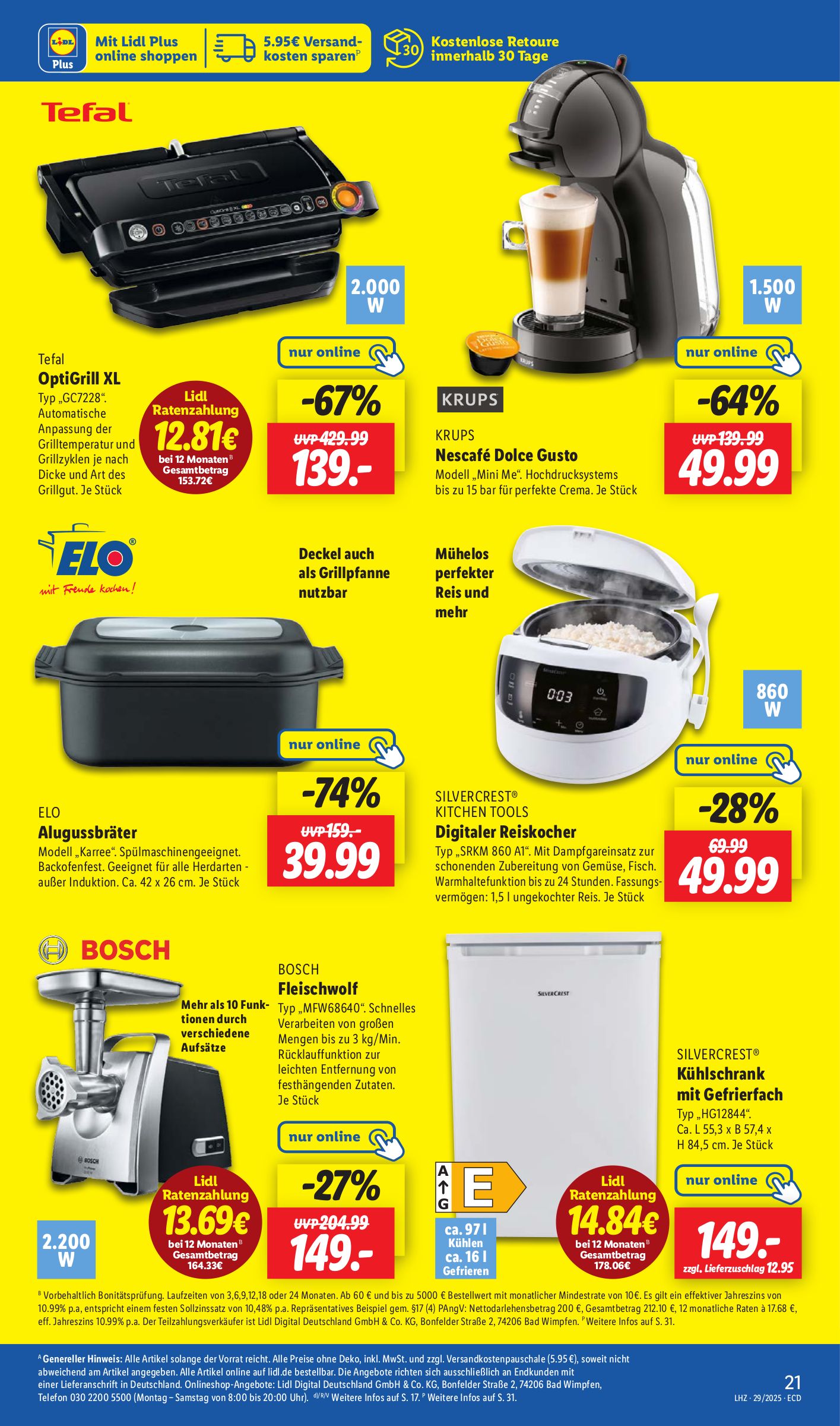 lidl - Lidl-Prospekt gültig vom 14.07. bis 19.07. - page: 29 lidl - Lidl-Prospekt gültig vom 14.07. bis 19.07. - page: 29