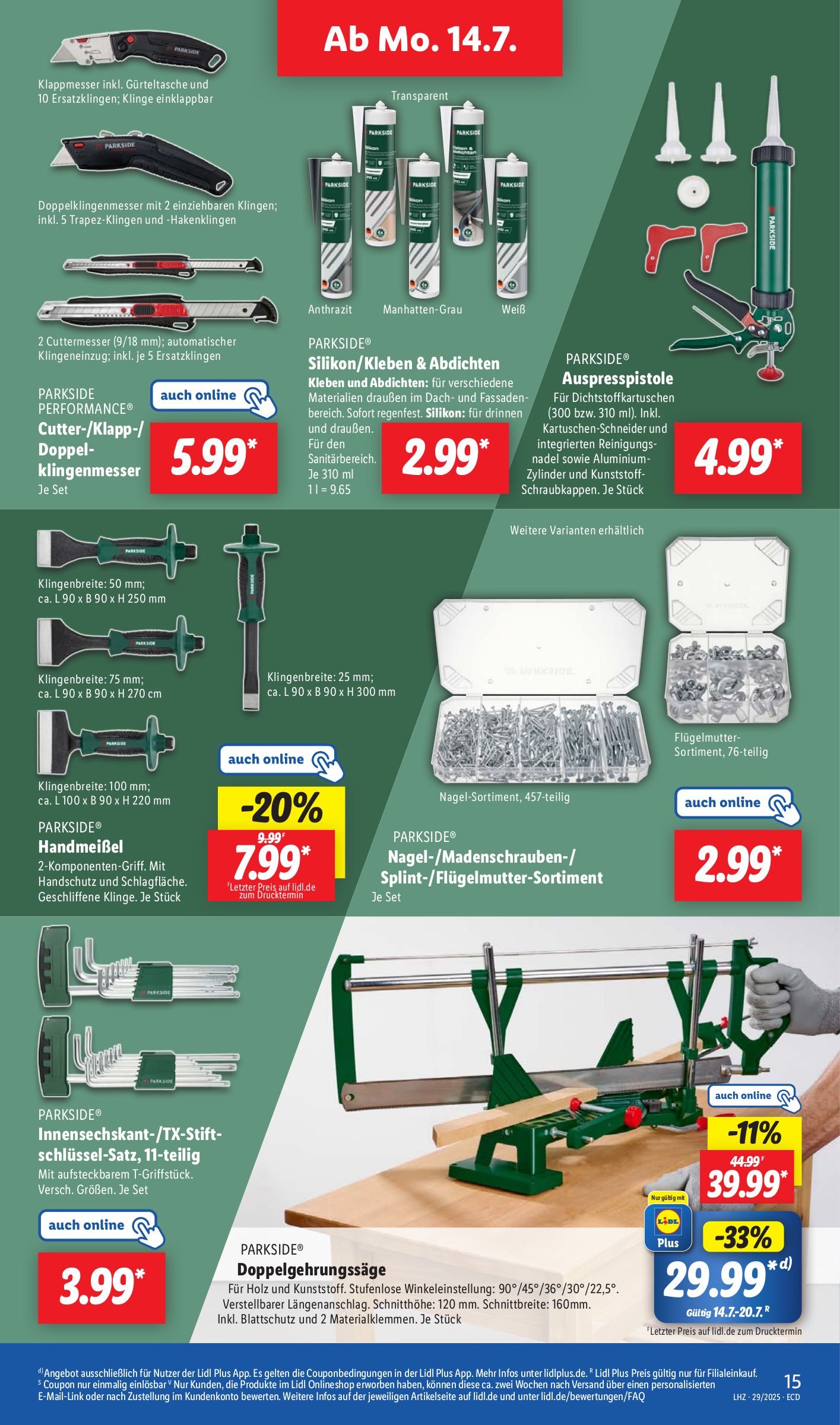 lidl - Lidl-Prospekt gültig vom 14.07. bis 19.07. - page: 21 lidl - Lidl-Prospekt gültig vom 14.07. bis 19.07. - page: 21