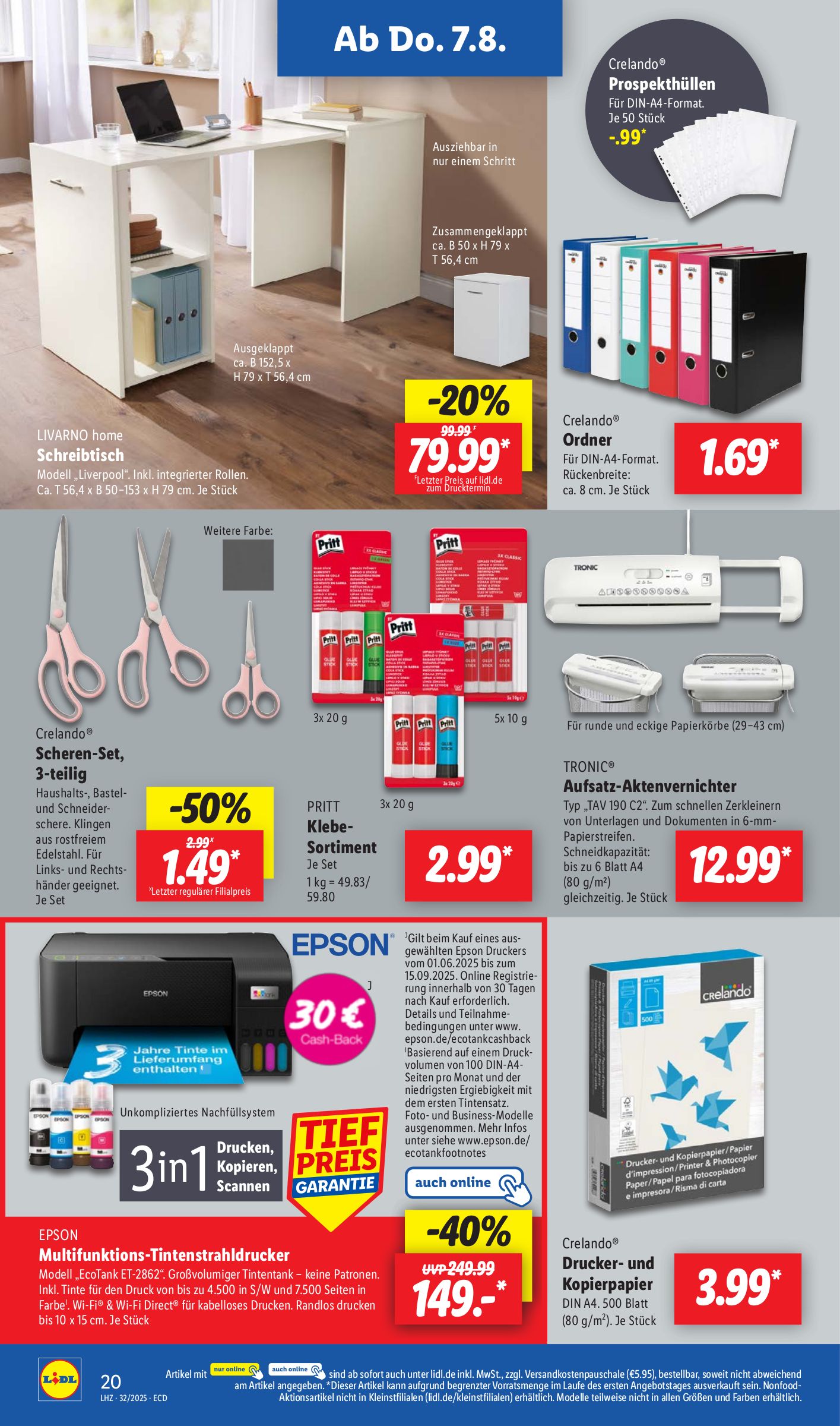 lidl - Lidl-Prospekt gültig vom 04.08. bis 09.08. - page: 32 lidl - Lidl-Prospekt gültig vom 04.08. bis 09.08. - page: 32