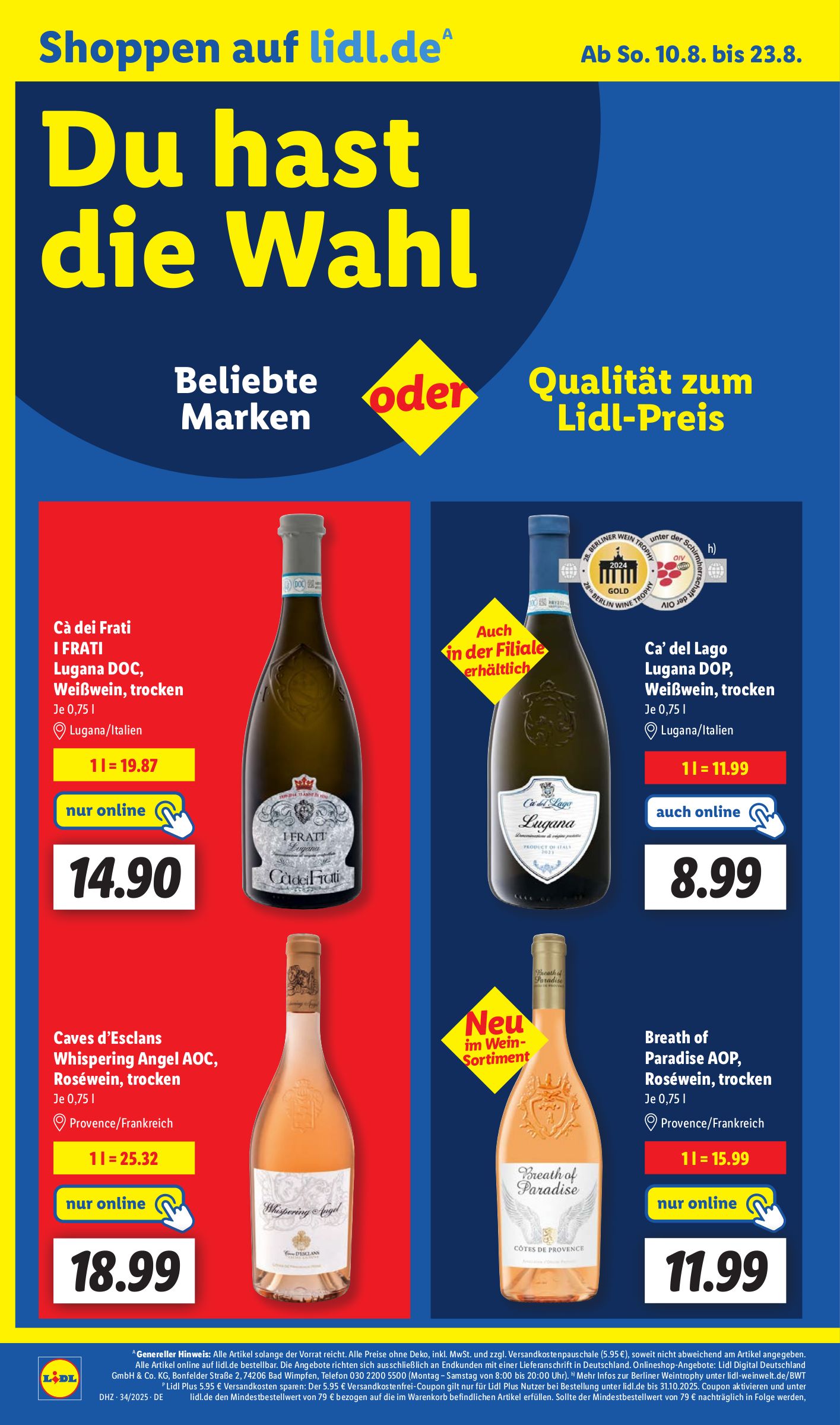 lidl - Lidl-Prospekt gültig vom 18.08. bis 23.08. - page: 50 lidl - Lidl-Prospekt gültig vom 18.08. bis 23.08. - page: 50
