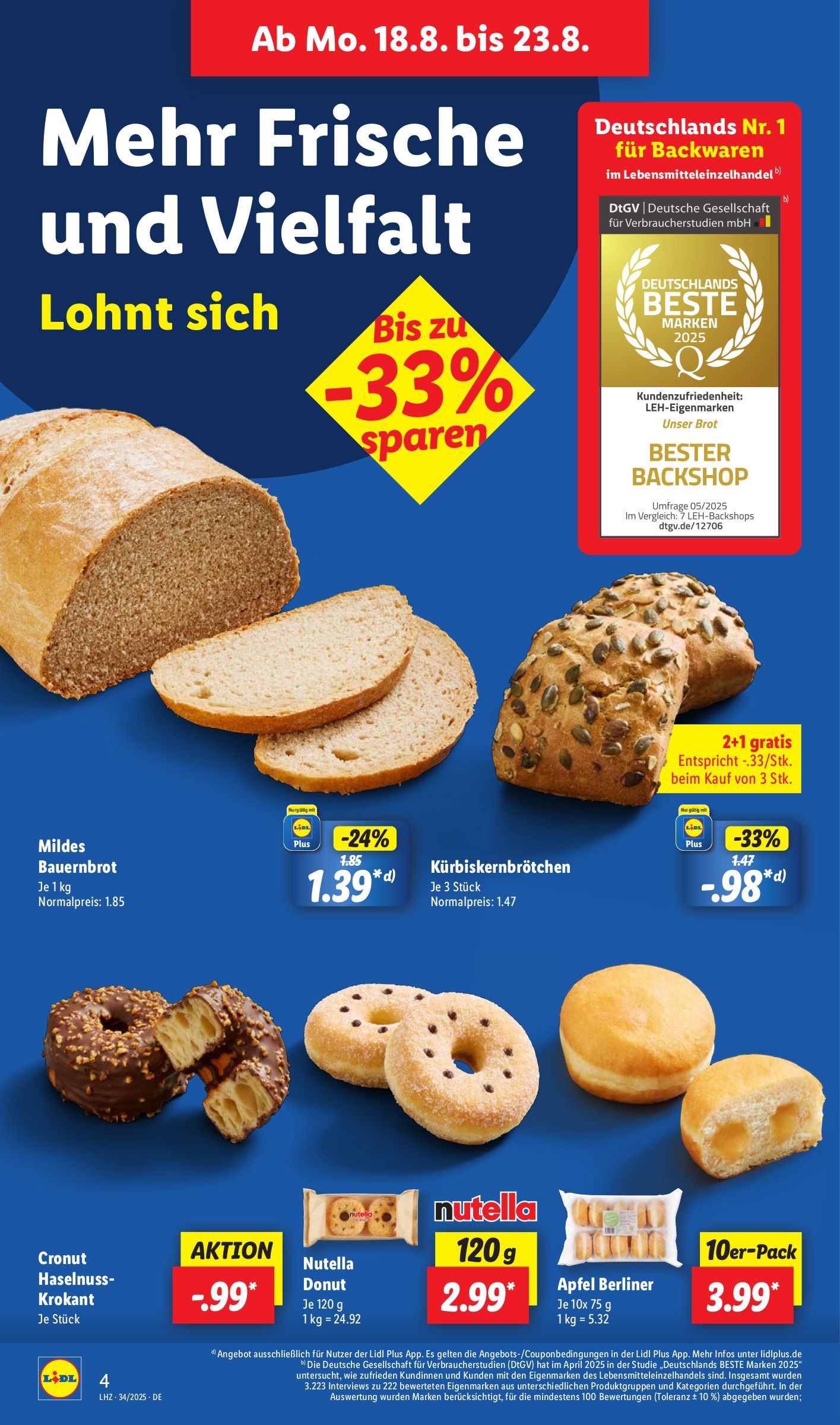 lidl - Lidl-Prospekt gültig vom 18.08. bis 23.08. - page: 4 lidl - Lidl-Prospekt gültig vom 18.08. bis 23.08. - page: 4