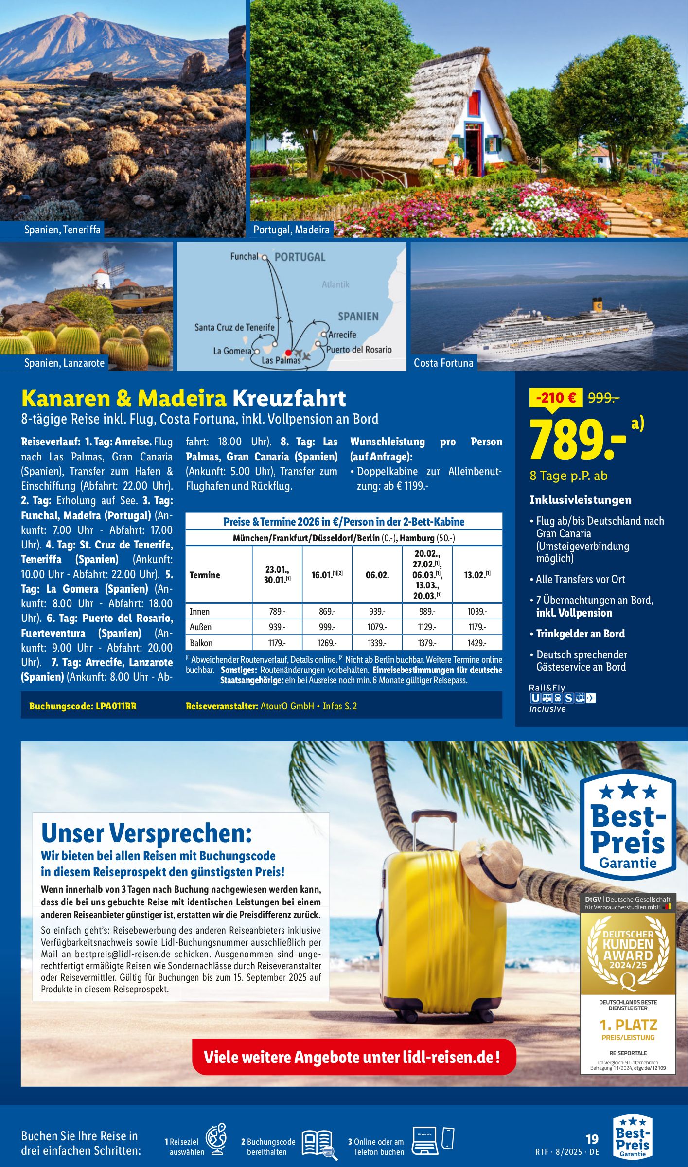 lidl - Lidl-reisen.de-Prospekt gültig vom 13.08. bis 15.09. - page: 19