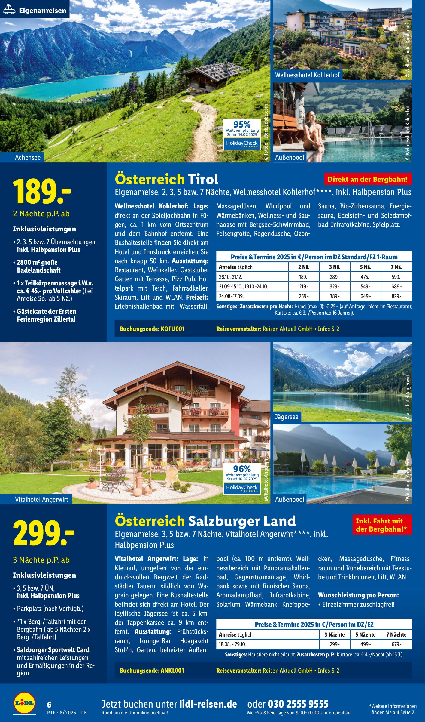 lidl - Lidl-reisen.de-Prospekt gültig vom 13.08. bis 15.09. - page: 6