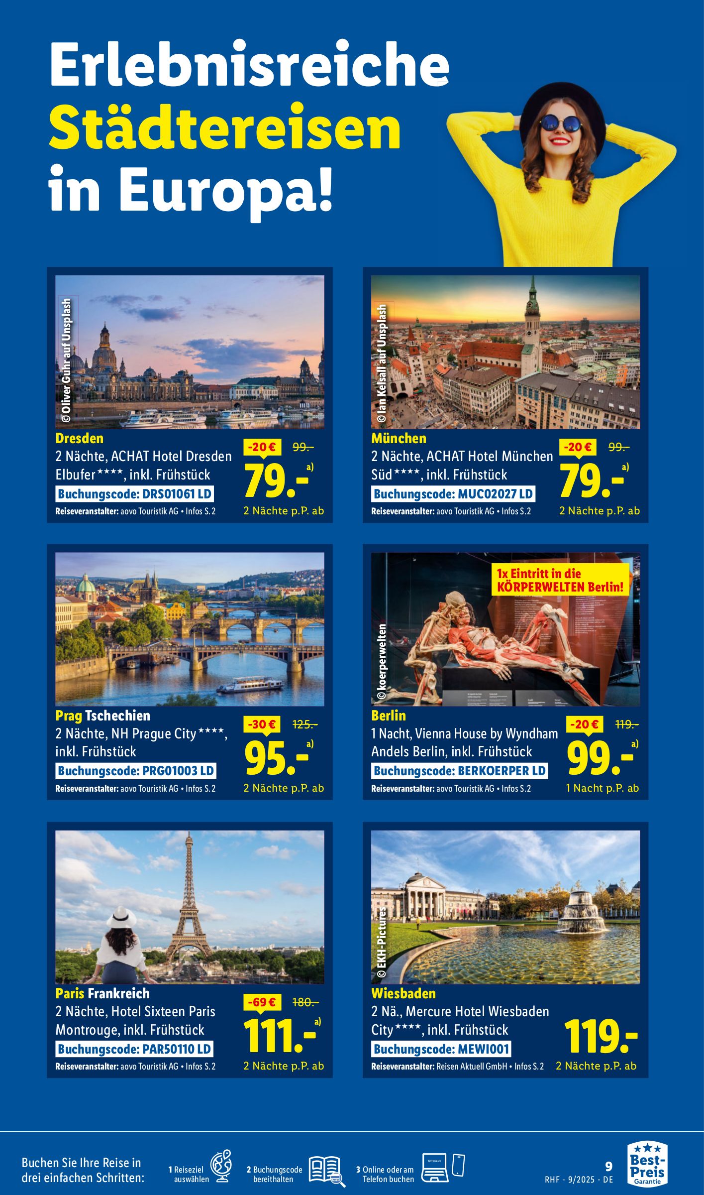 lidl - Lidl-reisen.de-Prospekt gültig vom 30.08. bis 30.09. - page: 9 lidl - Lidl-reisen.de-Prospekt gültig vom 30.08. bis 30.09. - page: 9