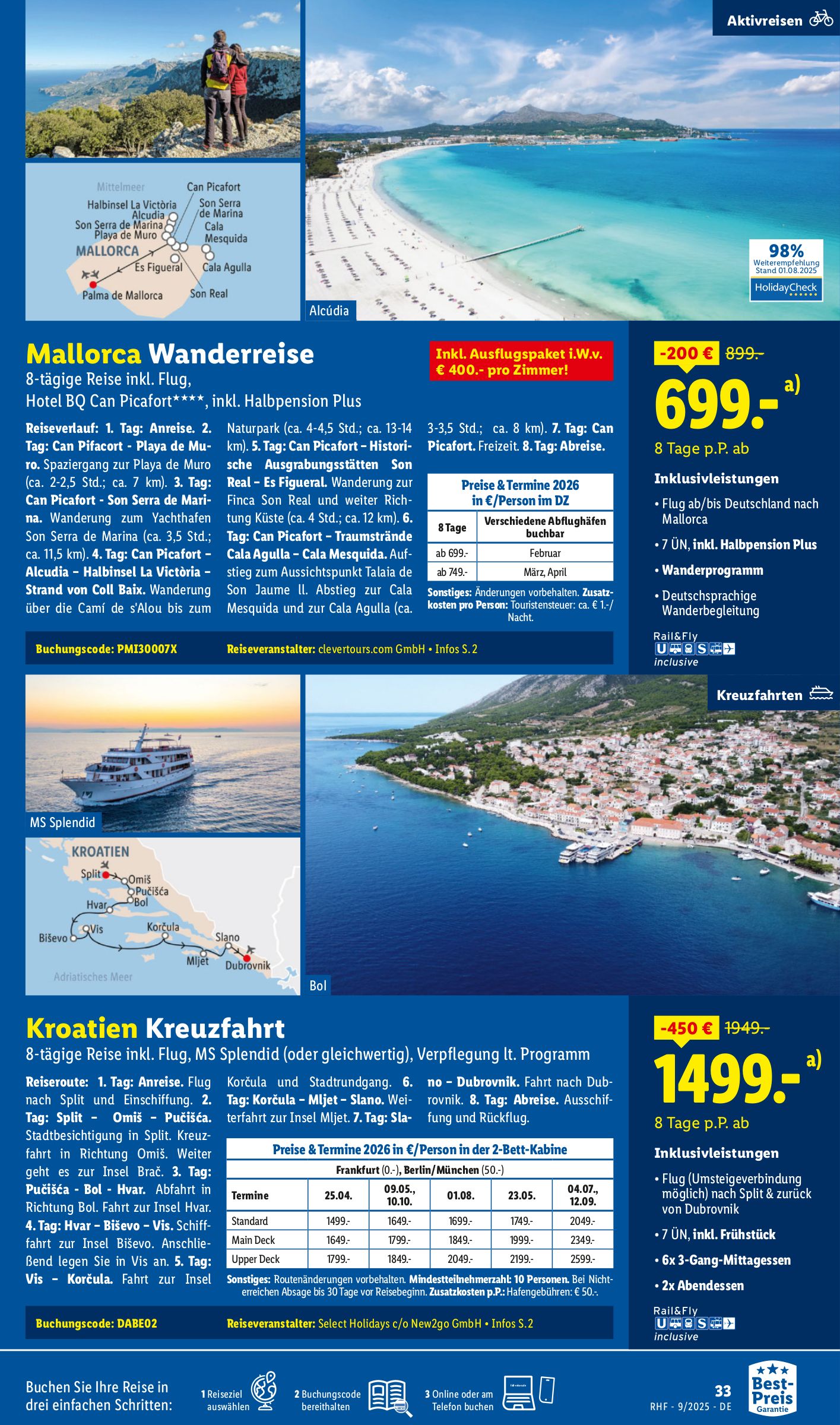 lidl - Lidl-reisen.de-Prospekt gültig vom 30.08. bis 30.09. - page: 33 lidl - Lidl-reisen.de-Prospekt gültig vom 30.08. bis 30.09. - page: 33