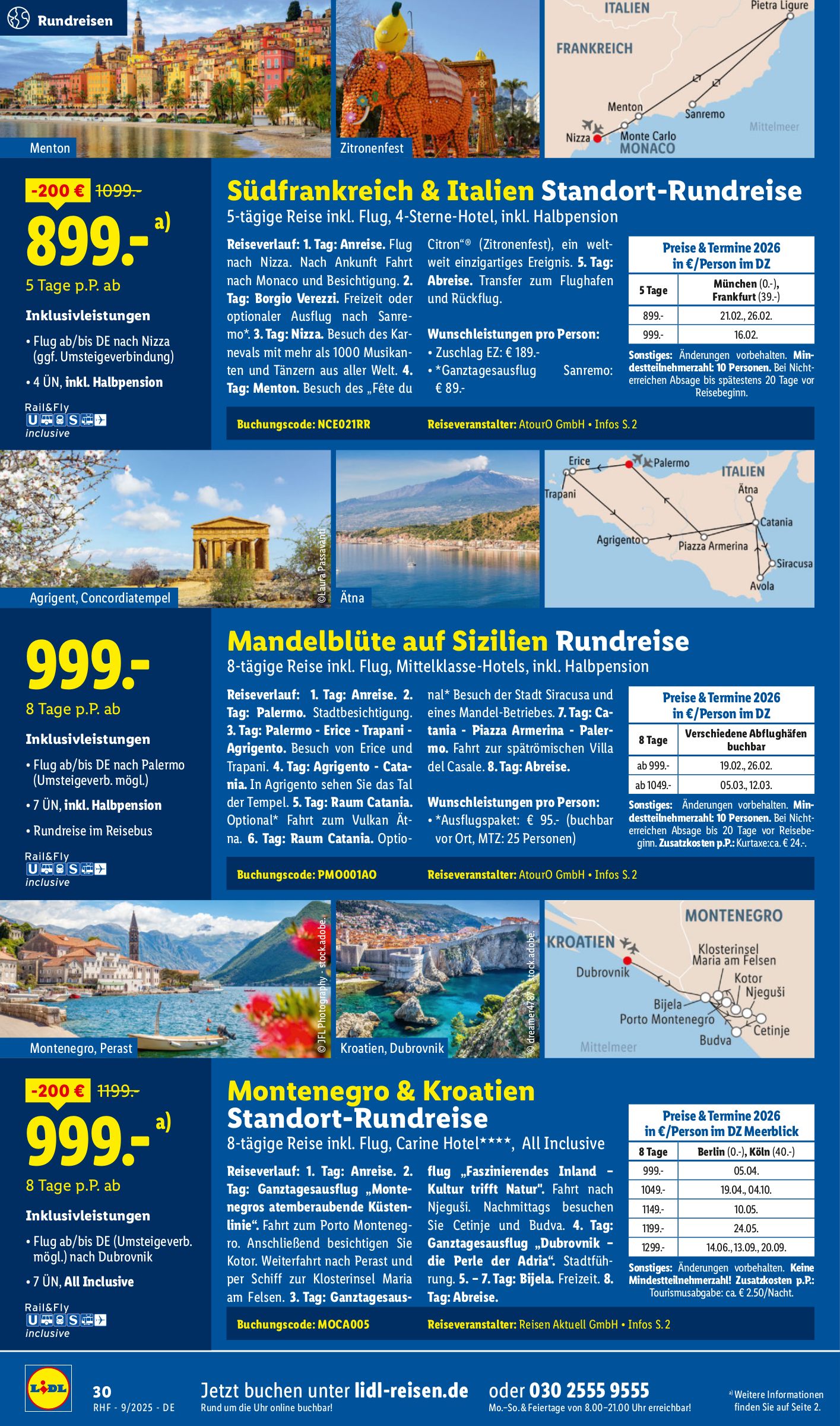 lidl - Lidl-reisen.de-Prospekt gültig vom 30.08. bis 30.09. - page: 30 lidl - Lidl-reisen.de-Prospekt gültig vom 30.08. bis 30.09. - page: 30