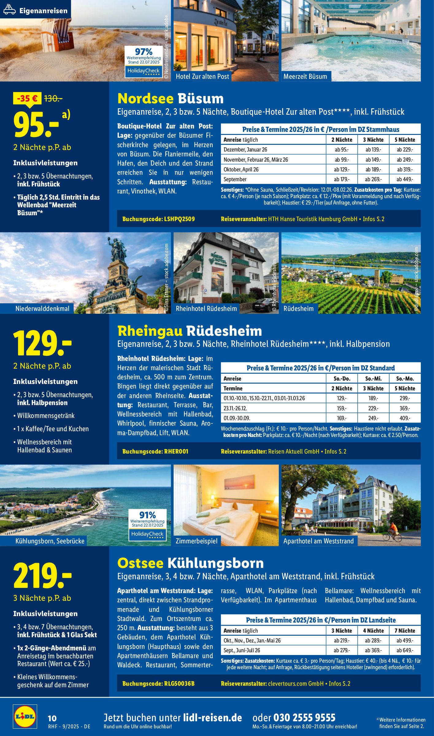 lidl - Lidl-reisen.de-Prospekt gültig vom 30.08. bis 30.09. - page: 10 lidl - Lidl-reisen.de-Prospekt gültig vom 30.08. bis 30.09. - page: 10