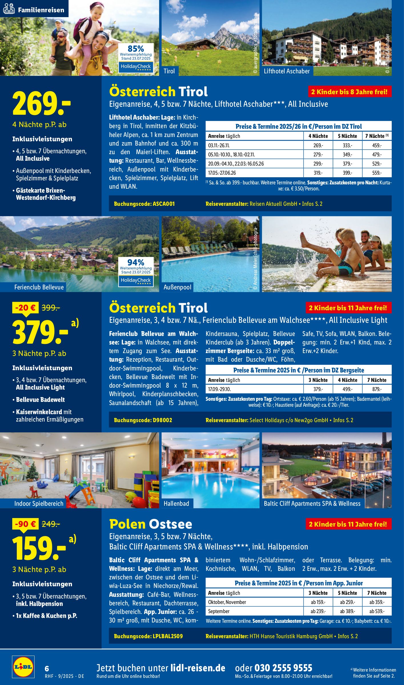 lidl - Lidl-reisen.de-Prospekt gültig vom 30.08. bis 30.09. - page: 6 lidl - Lidl-reisen.de-Prospekt gültig vom 30.08. bis 30.09. - page: 6
