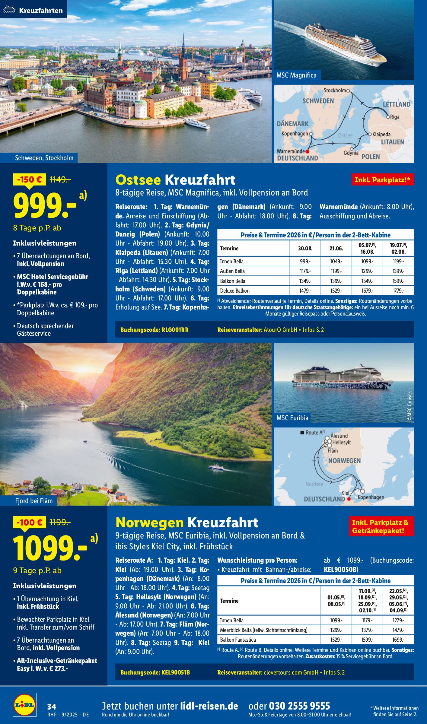 lidl - Lidl-reisen.de-Prospekt gültig vom 30.08. bis 30.09. - page: 34 lidl - Lidl-reisen.de-Prospekt gültig vom 30.08. bis 30.09. - page: 34