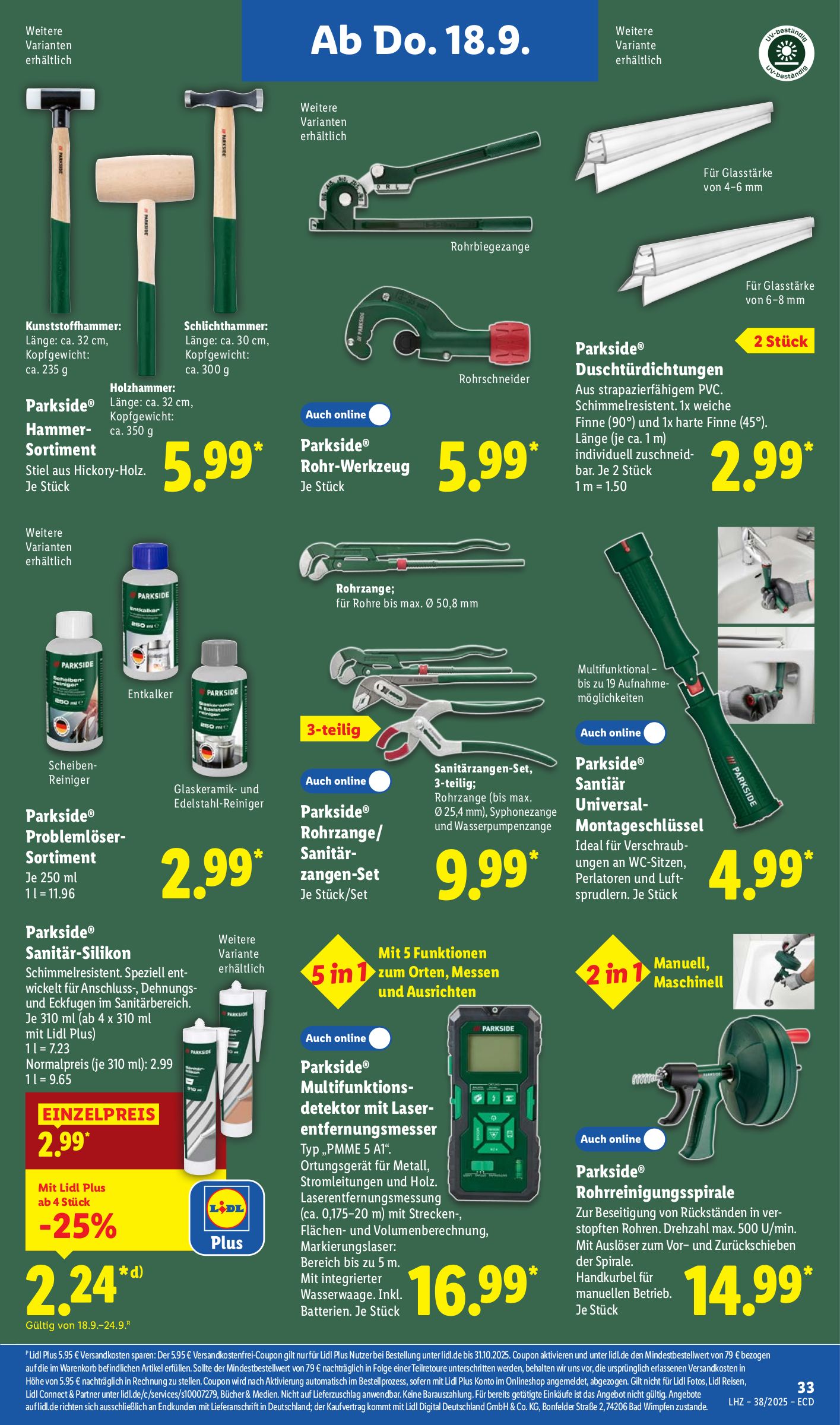 lidl - Lidl-Prospekt gültig vom 15.09. bis 20.09. - page: 51 lidl - Lidl-Prospekt gültig vom 15.09. bis 20.09. - page: 51