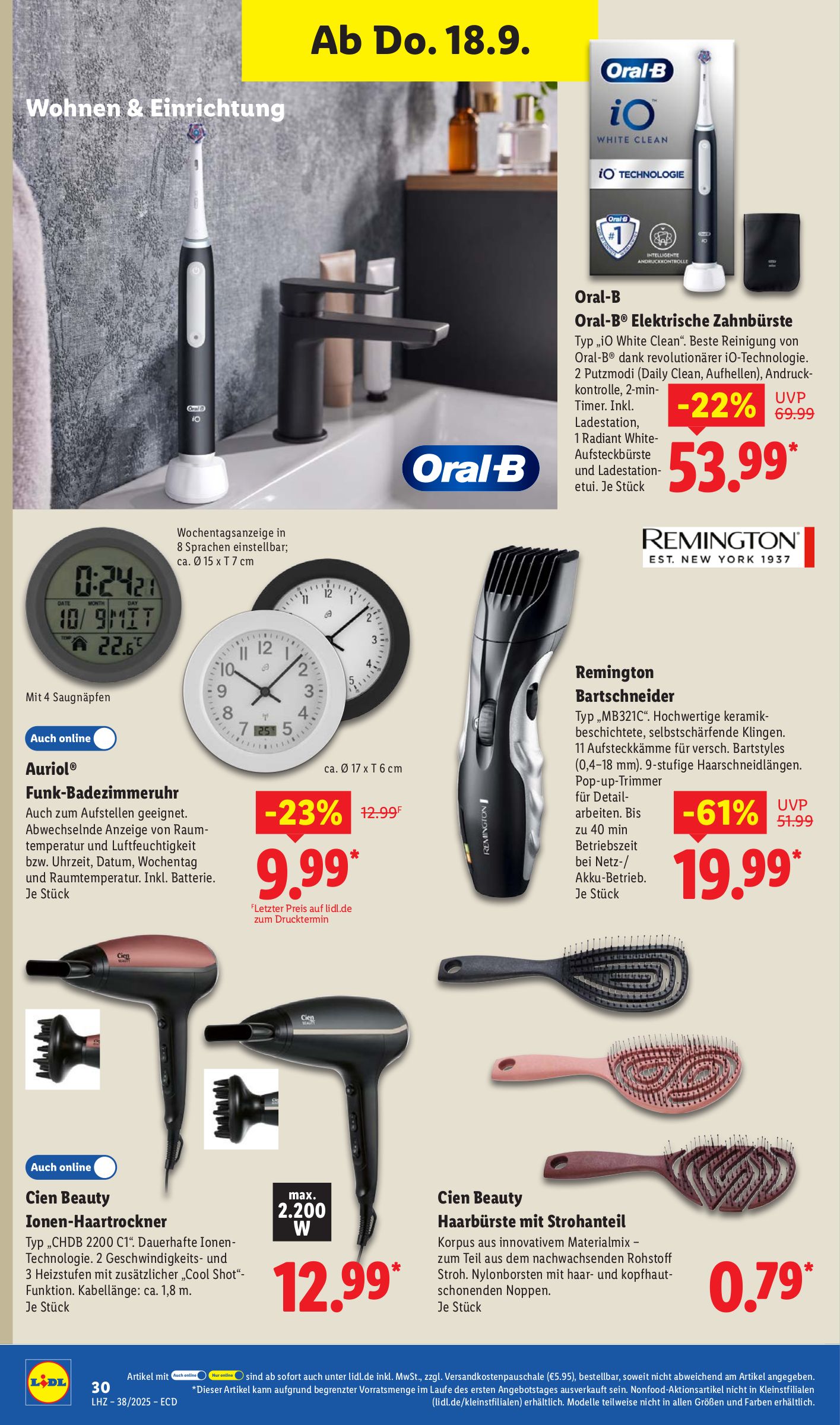 lidl - Lidl-Prospekt gültig vom 15.09. bis 20.09. - page: 46 lidl - Lidl-Prospekt gültig vom 15.09. bis 20.09. - page: 46