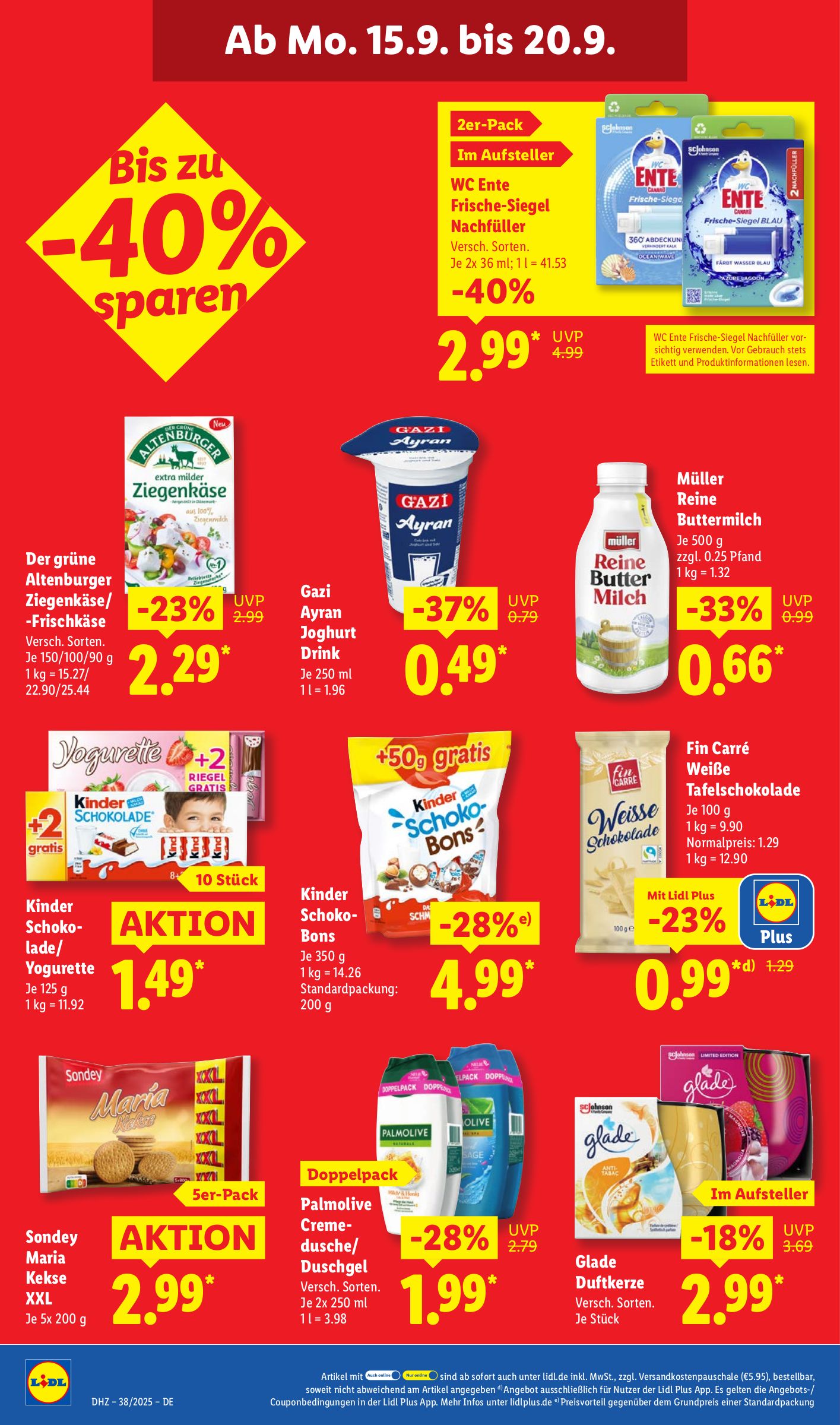 lidl - Lidl-Prospekt gültig vom 15.09. bis 20.09. - page: 20 lidl - Lidl-Prospekt gültig vom 15.09. bis 20.09. - page: 20