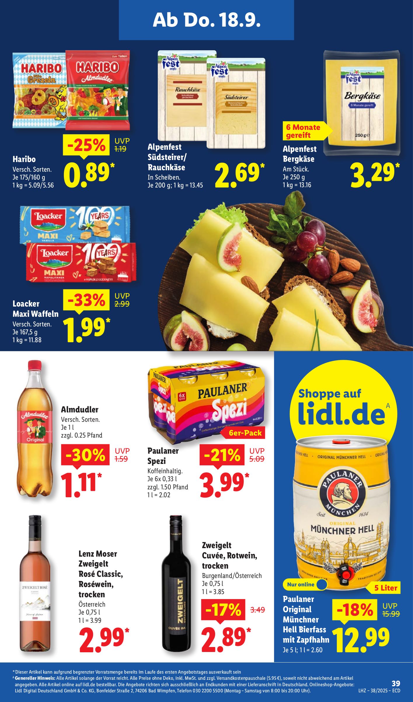 lidl - Lidl-Prospekt gültig vom 15.09. bis 20.09. - page: 55 lidl - Lidl-Prospekt gültig vom 15.09. bis 20.09. - page: 55