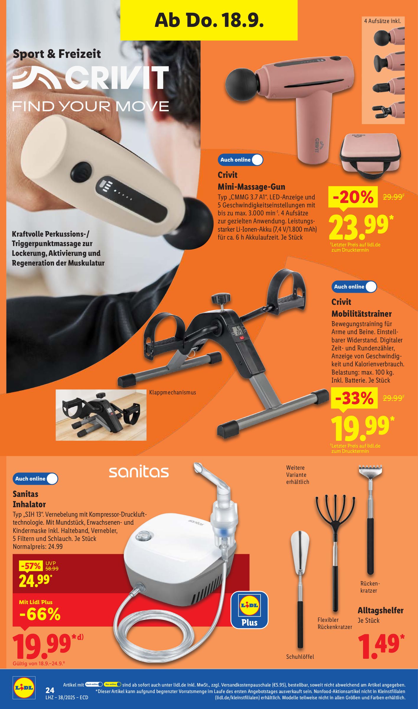 lidl - Lidl-Prospekt gültig vom 15.09. bis 20.09. - page: 40 lidl - Lidl-Prospekt gültig vom 15.09. bis 20.09. - page: 40