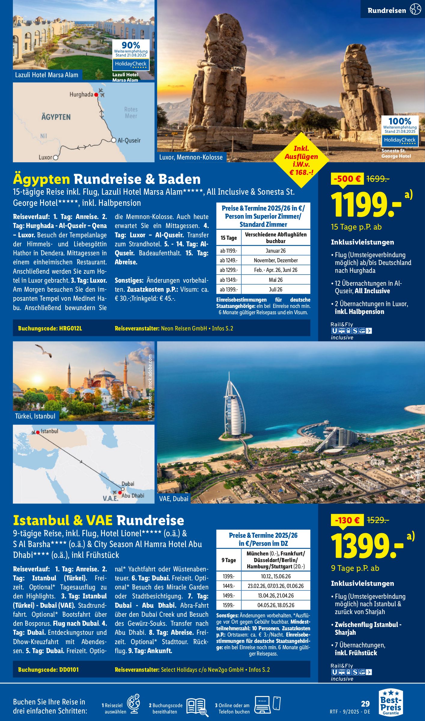 lidl - Lidl-reisen.de-Prospekt gültig vom 13.09. bis 15.10. - page: 29 lidl - Lidl-reisen.de-Prospekt gültig vom 13.09. bis 15.10. - page: 29