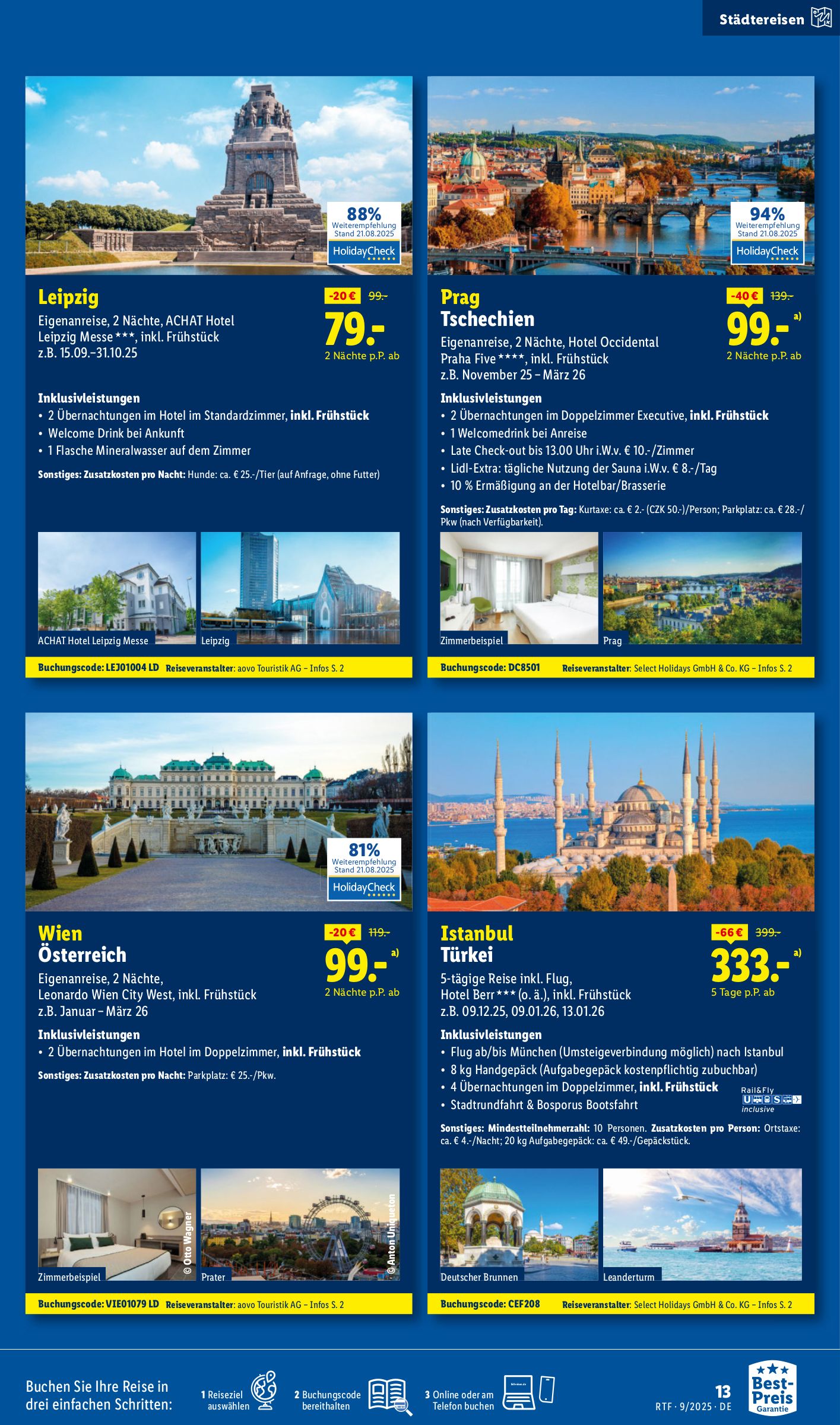 lidl - Lidl-reisen.de-Prospekt gültig vom 13.09. bis 15.10. - page: 13 lidl - Lidl-reisen.de-Prospekt gültig vom 13.09. bis 15.10. - page: 13