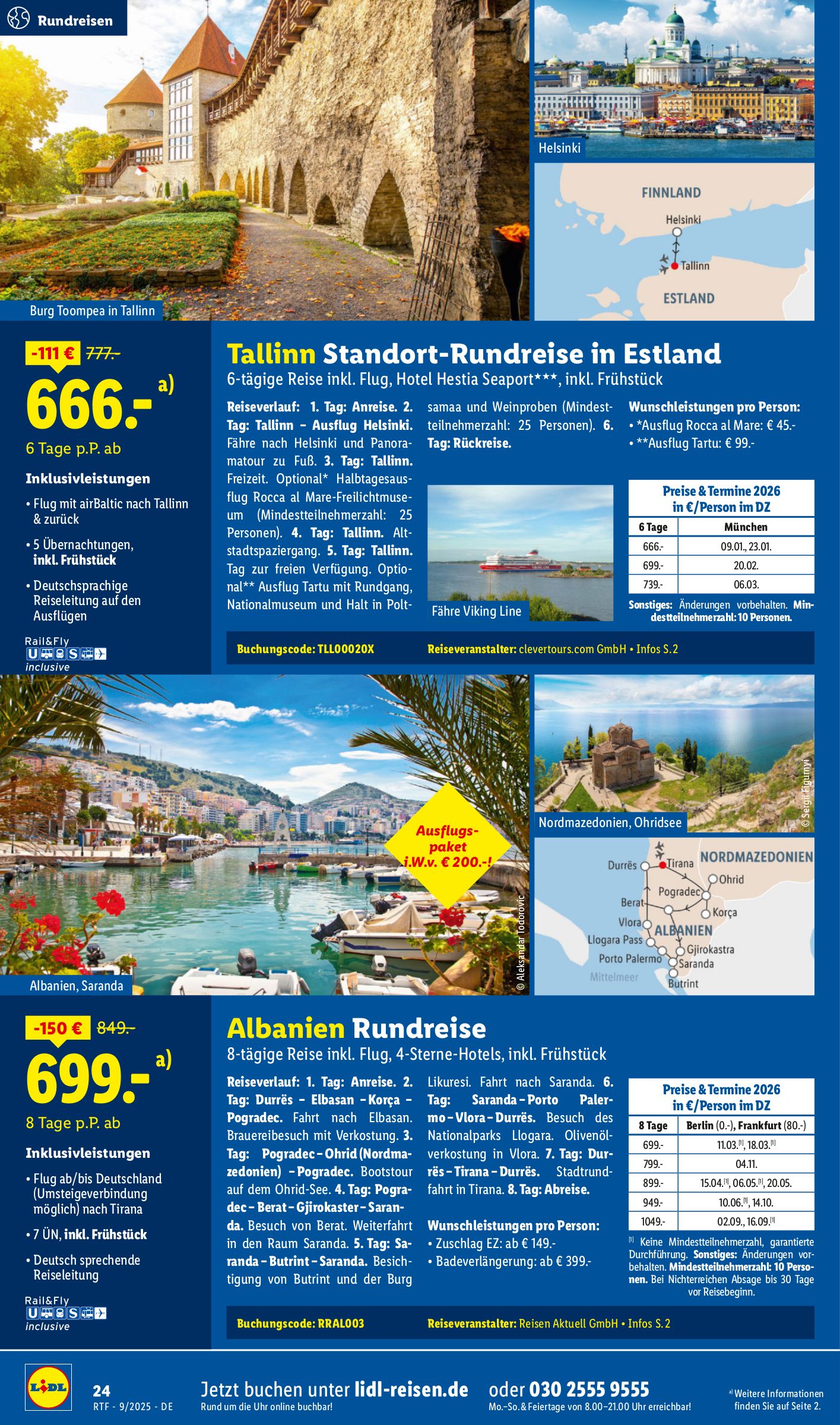 lidl - Lidl-reisen.de-Prospekt gültig vom 13.09. bis 15.10. - page: 24 lidl - Lidl-reisen.de-Prospekt gültig vom 13.09. bis 15.10. - page: 24