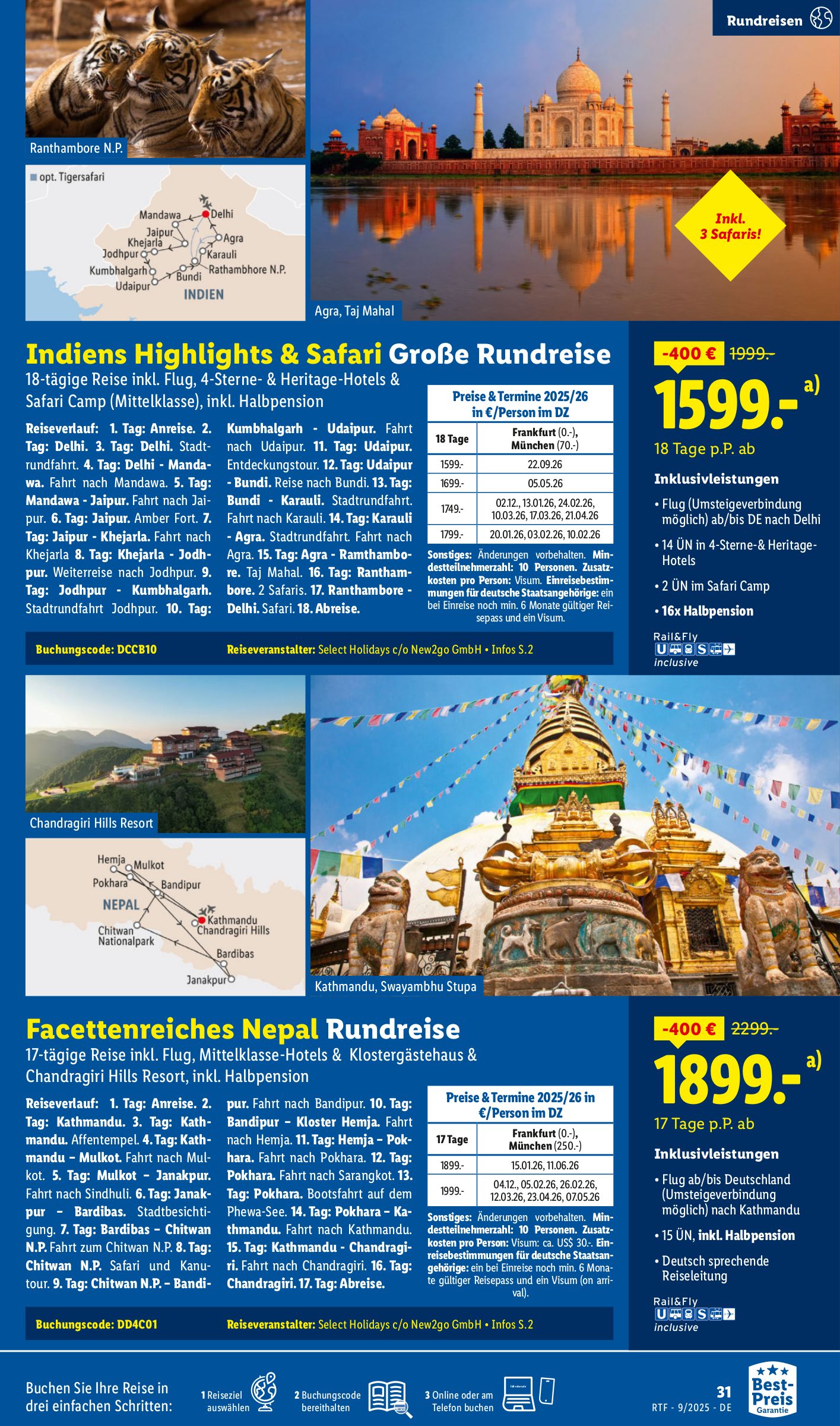 lidl - Lidl-reisen.de-Prospekt gültig vom 13.09. bis 15.10. - page: 31 lidl - Lidl-reisen.de-Prospekt gültig vom 13.09. bis 15.10. - page: 31
