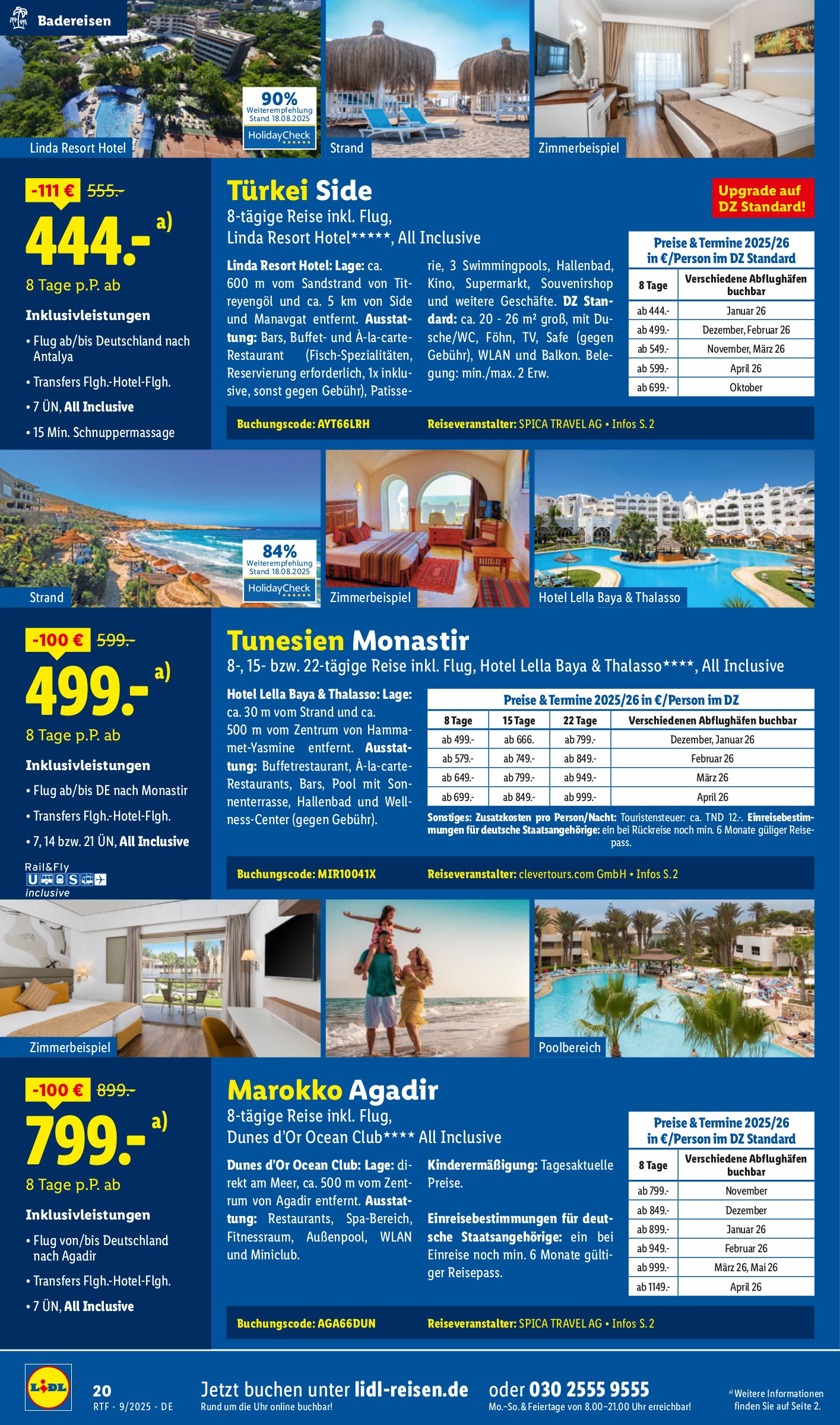 lidl - Lidl-reisen.de-Prospekt gültig vom 13.09. bis 15.10. - page: 20 lidl - Lidl-reisen.de-Prospekt gültig vom 13.09. bis 15.10. - page: 20