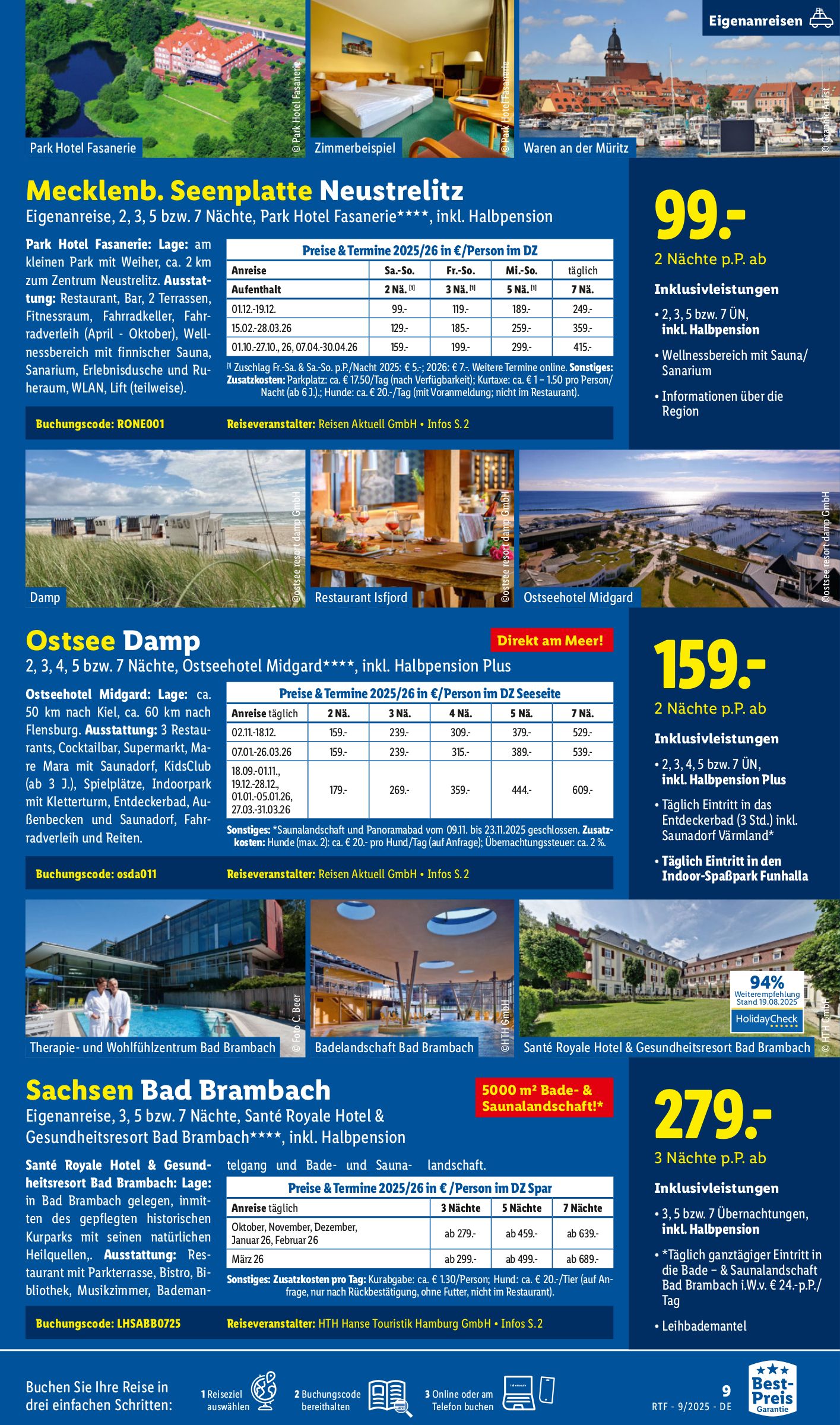 lidl - Lidl-reisen.de-Prospekt gültig vom 13.09. bis 15.10. - page: 9 lidl - Lidl-reisen.de-Prospekt gültig vom 13.09. bis 15.10. - page: 9