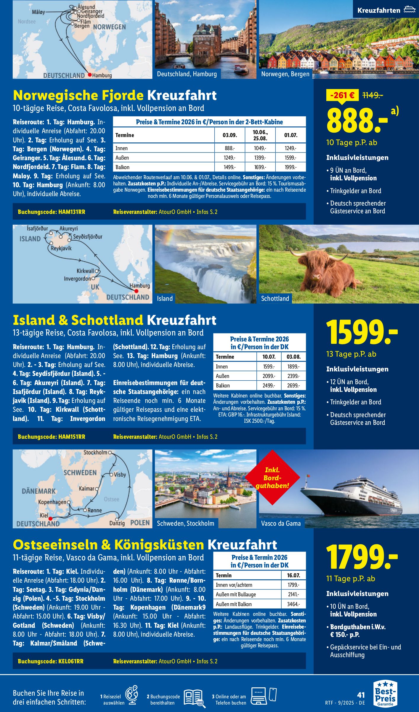lidl - Lidl-reisen.de-Prospekt gültig vom 13.09. bis 15.10. - page: 41 lidl - Lidl-reisen.de-Prospekt gültig vom 13.09. bis 15.10. - page: 41