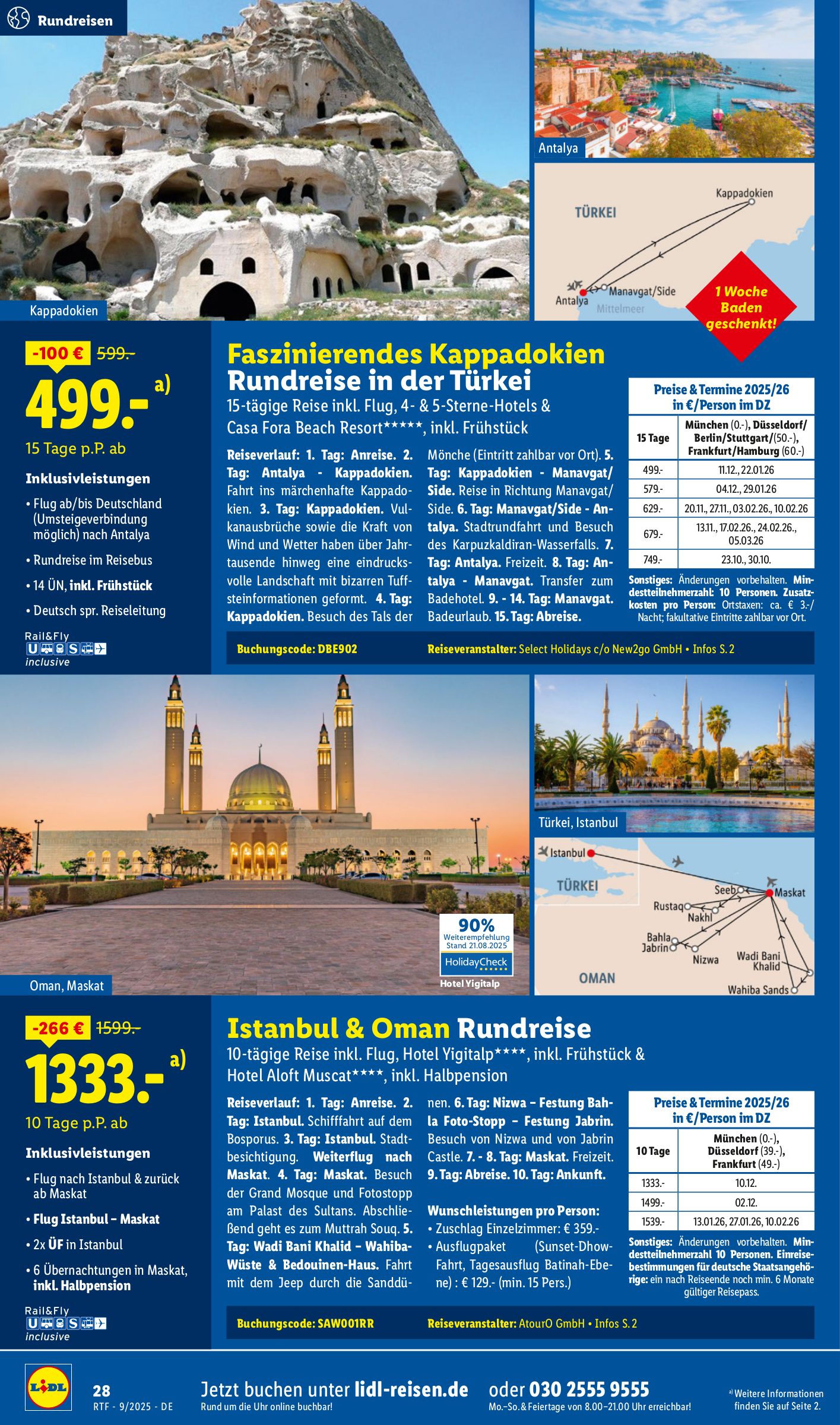 lidl - Lidl-reisen.de-Prospekt gültig vom 13.09. bis 15.10. - page: 28 lidl - Lidl-reisen.de-Prospekt gültig vom 13.09. bis 15.10. - page: 28