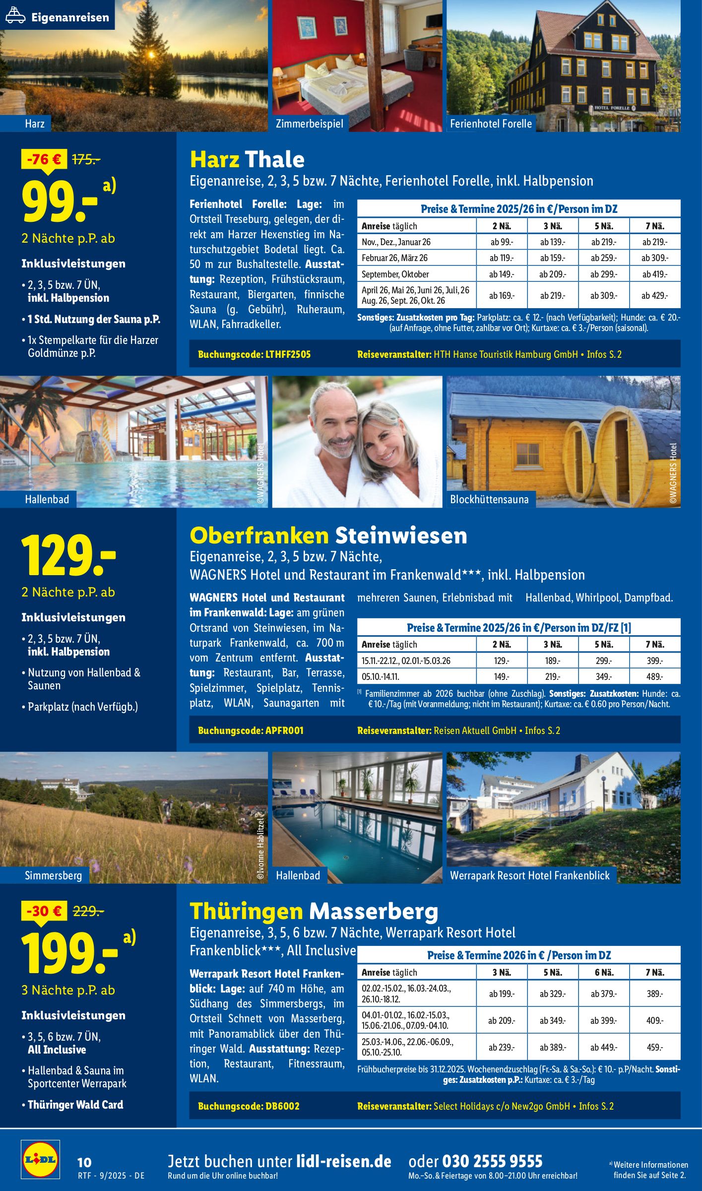 lidl - Lidl-reisen.de-Prospekt gültig vom 13.09. bis 15.10. - page: 10 lidl - Lidl-reisen.de-Prospekt gültig vom 13.09. bis 15.10. - page: 10