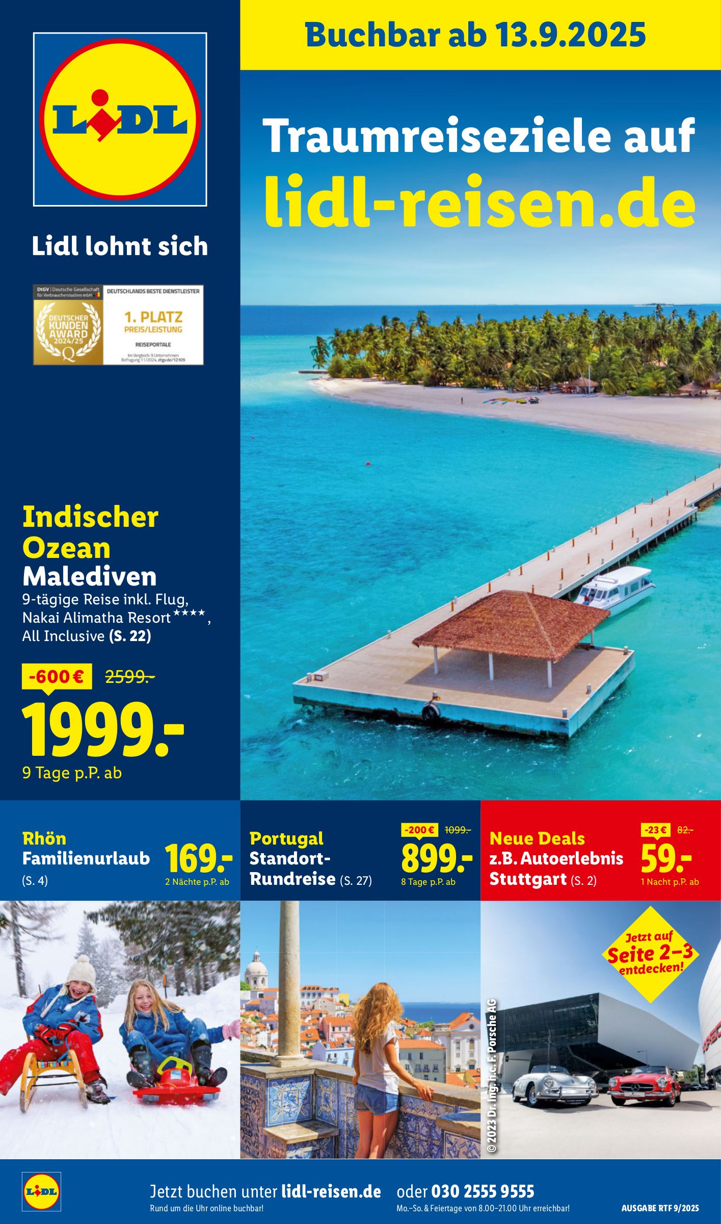 lidl - Lidl-reisen.de-Prospekt gültig vom 13.09. bis 15.10.