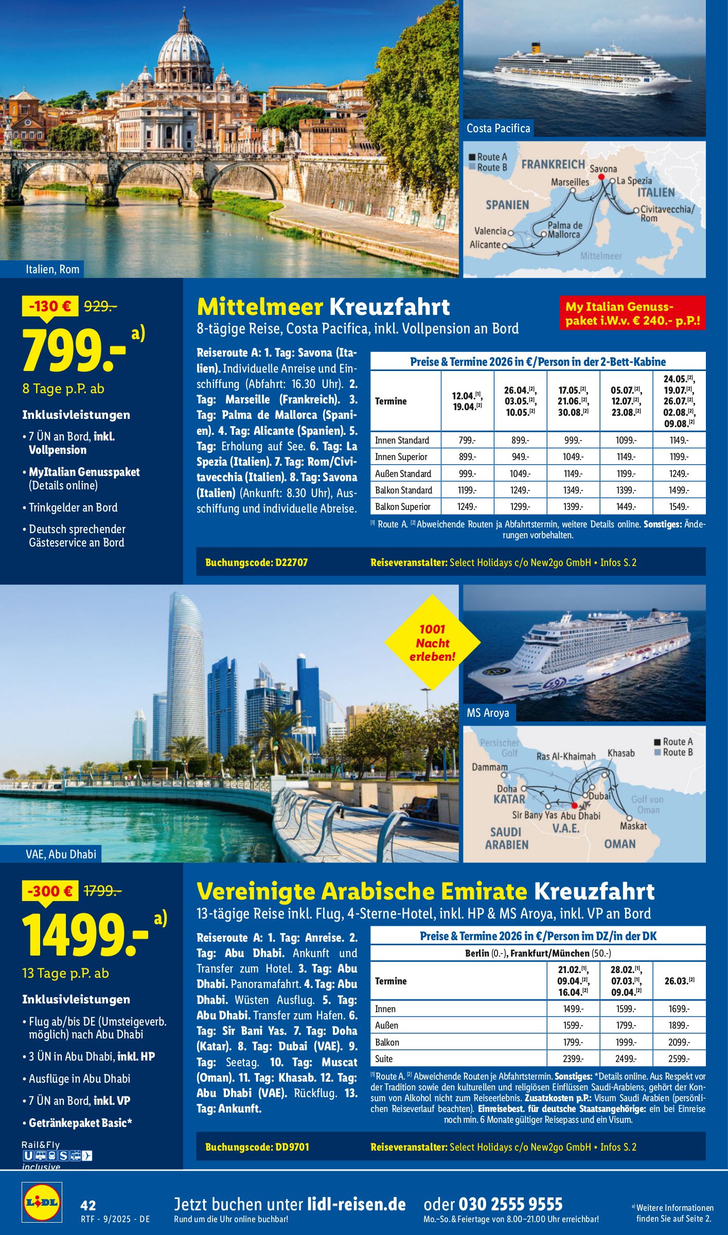 lidl - Lidl-reisen.de-Prospekt gültig vom 13.09. bis 15.10. - page: 42 lidl - Lidl-reisen.de-Prospekt gültig vom 13.09. bis 15.10. - page: 42