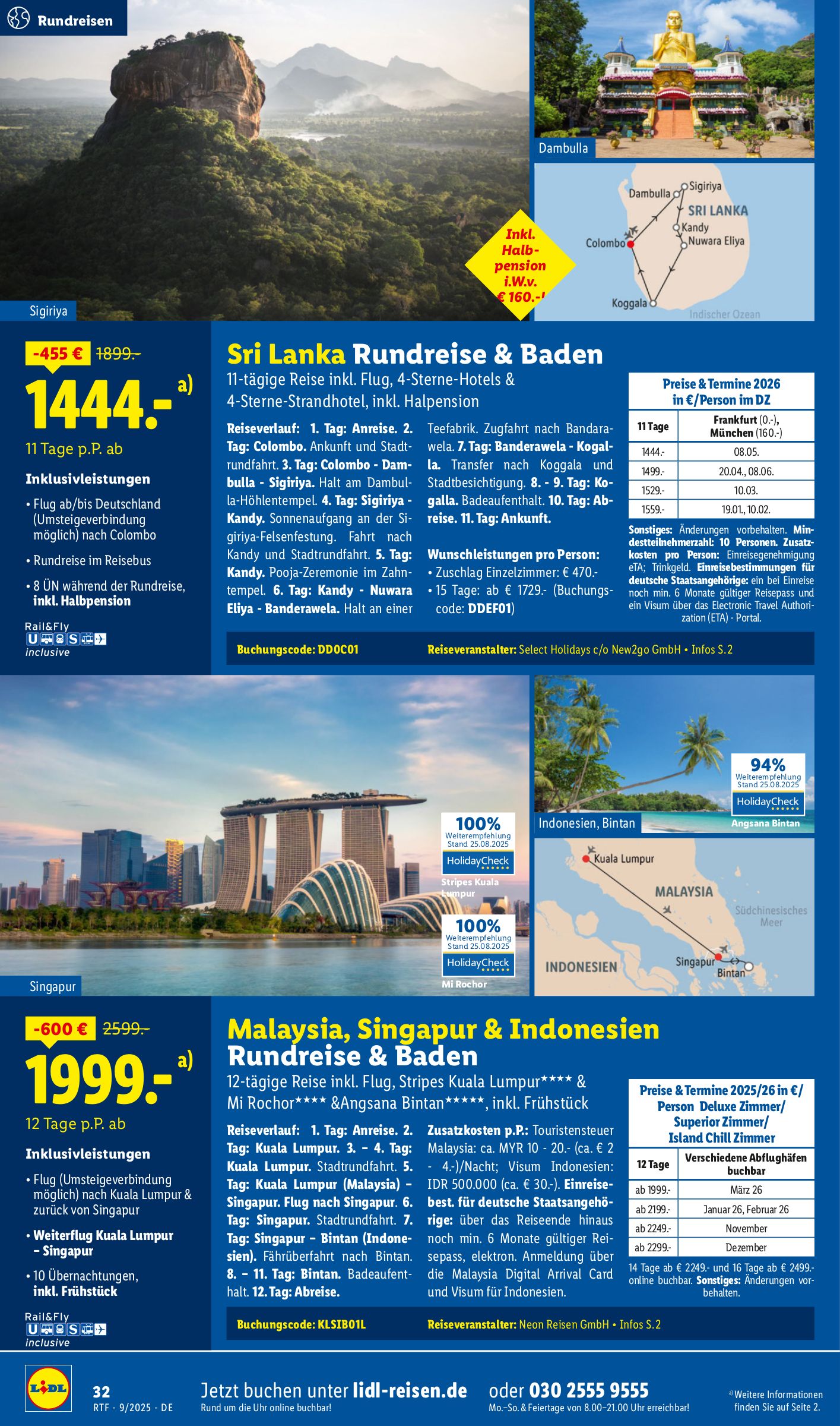 lidl - Lidl-reisen.de-Prospekt gültig vom 13.09. bis 15.10. - page: 32 lidl - Lidl-reisen.de-Prospekt gültig vom 13.09. bis 15.10. - page: 32