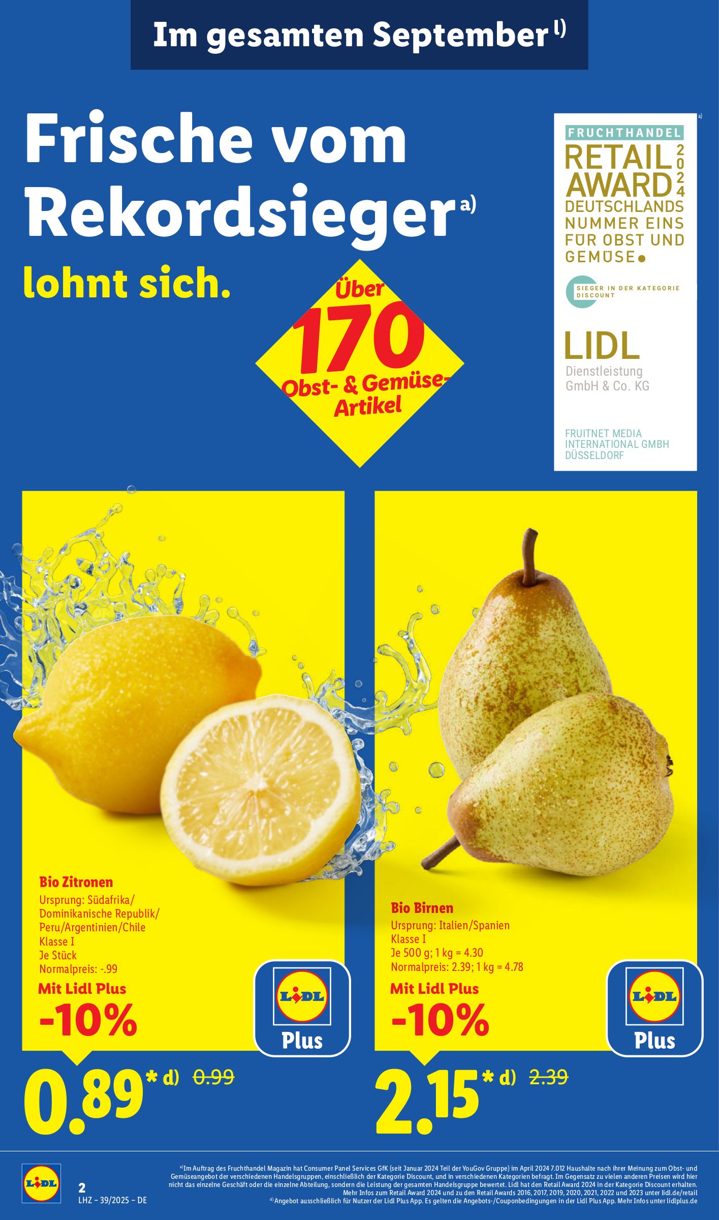 lidl - Lidl-Prospekt gültig vom 22.09. bis 27.09. - page: 2 lidl - Lidl-Prospekt gültig vom 22.09. bis 27.09. - page: 2
