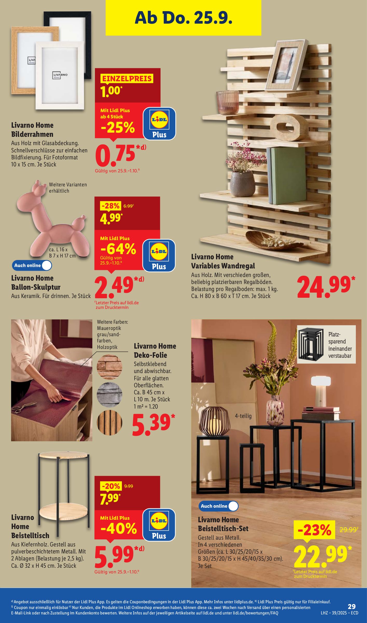 lidl - Lidl-Prospekt gültig vom 22.09. bis 27.09. - page: 39 lidl - Lidl-Prospekt gültig vom 22.09. bis 27.09. - page: 39