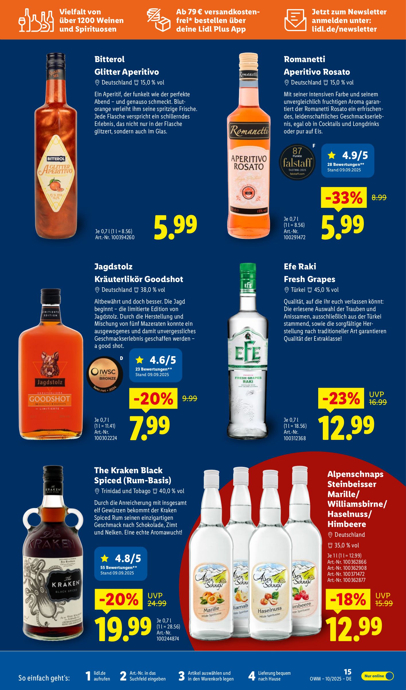 lidl - Lidl - Wein-Prospekt gültig vom 01.10. bis 31.10. - page: 15