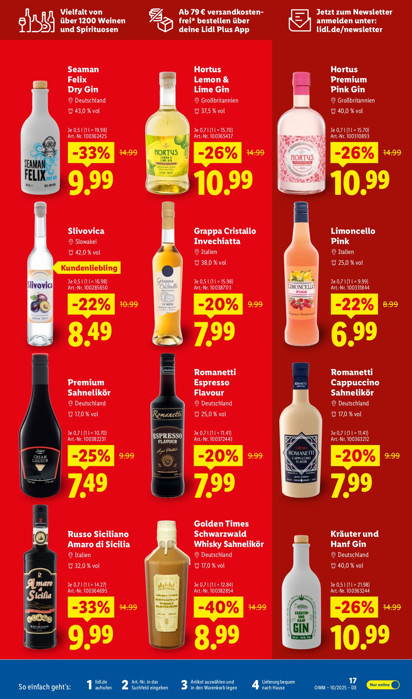 lidl - Lidl - Wein-Prospekt gültig vom 01.10. bis 31.10. - page: 17